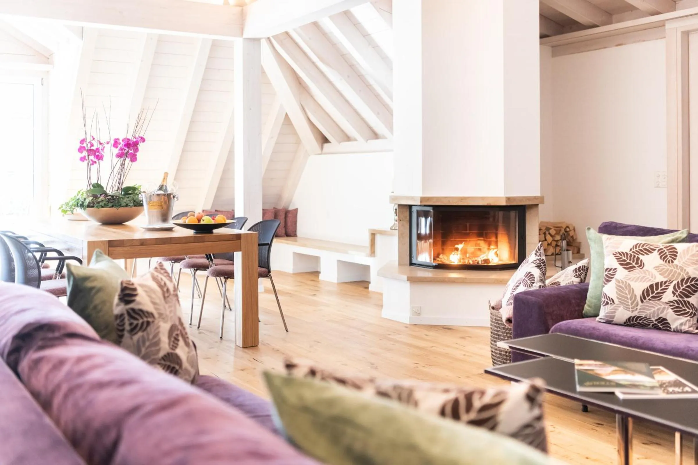 Seating area in Hotel Lenzerhorn - Alpine Stay, Spa & Savour