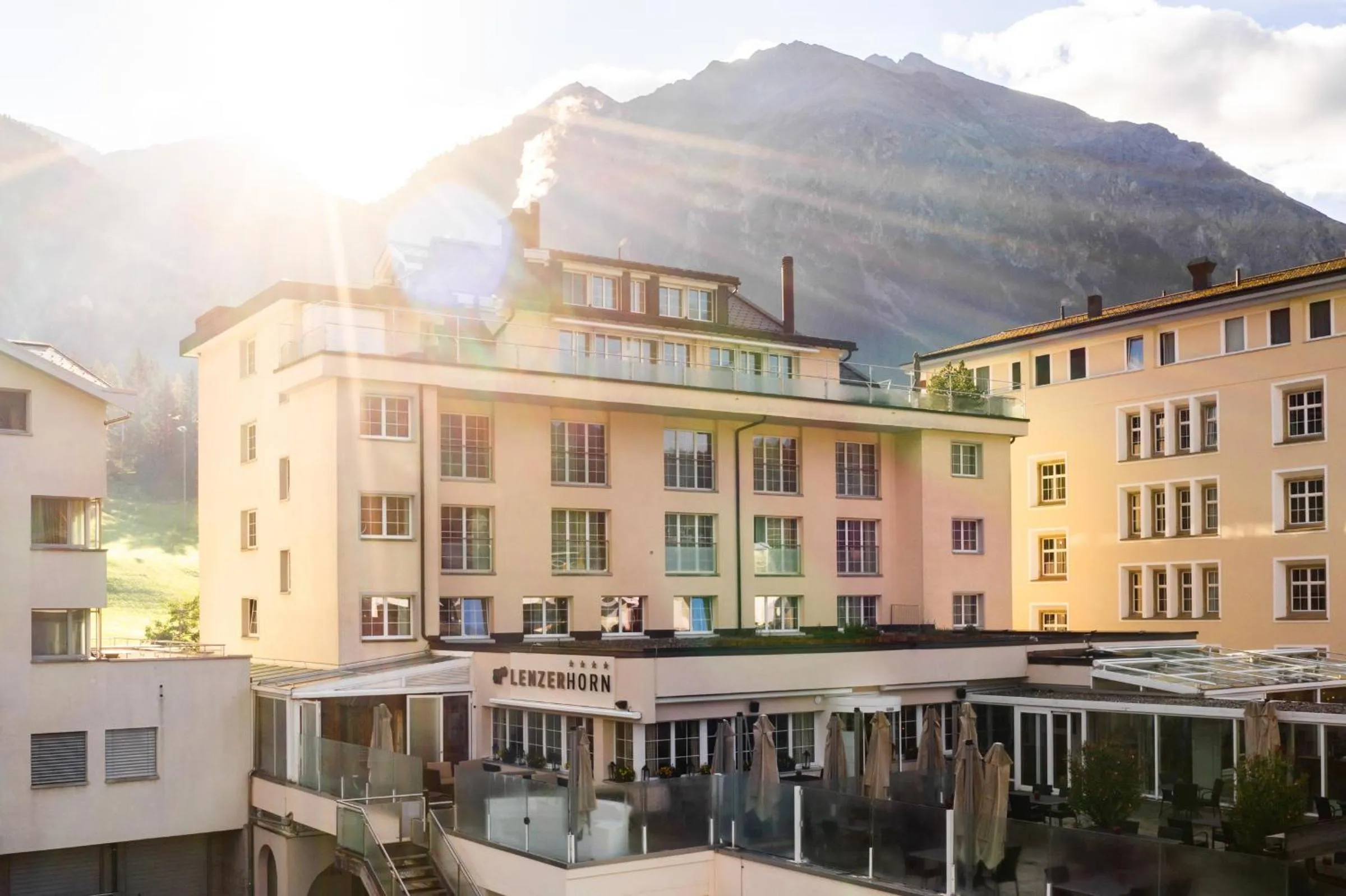 Property building in Hotel Lenzerhorn - Alpine Stay, Spa & Savour