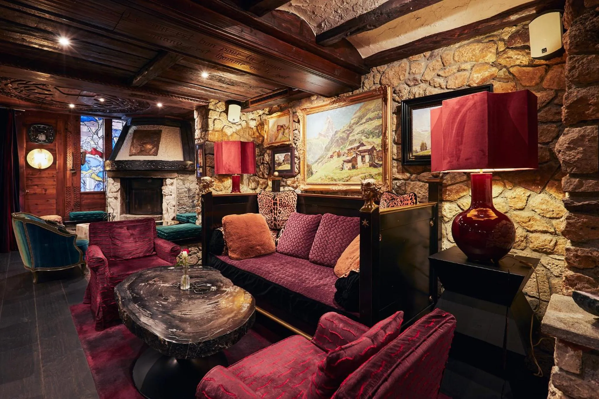 Lounge or bar in Resort Hotel Alex Zermatt