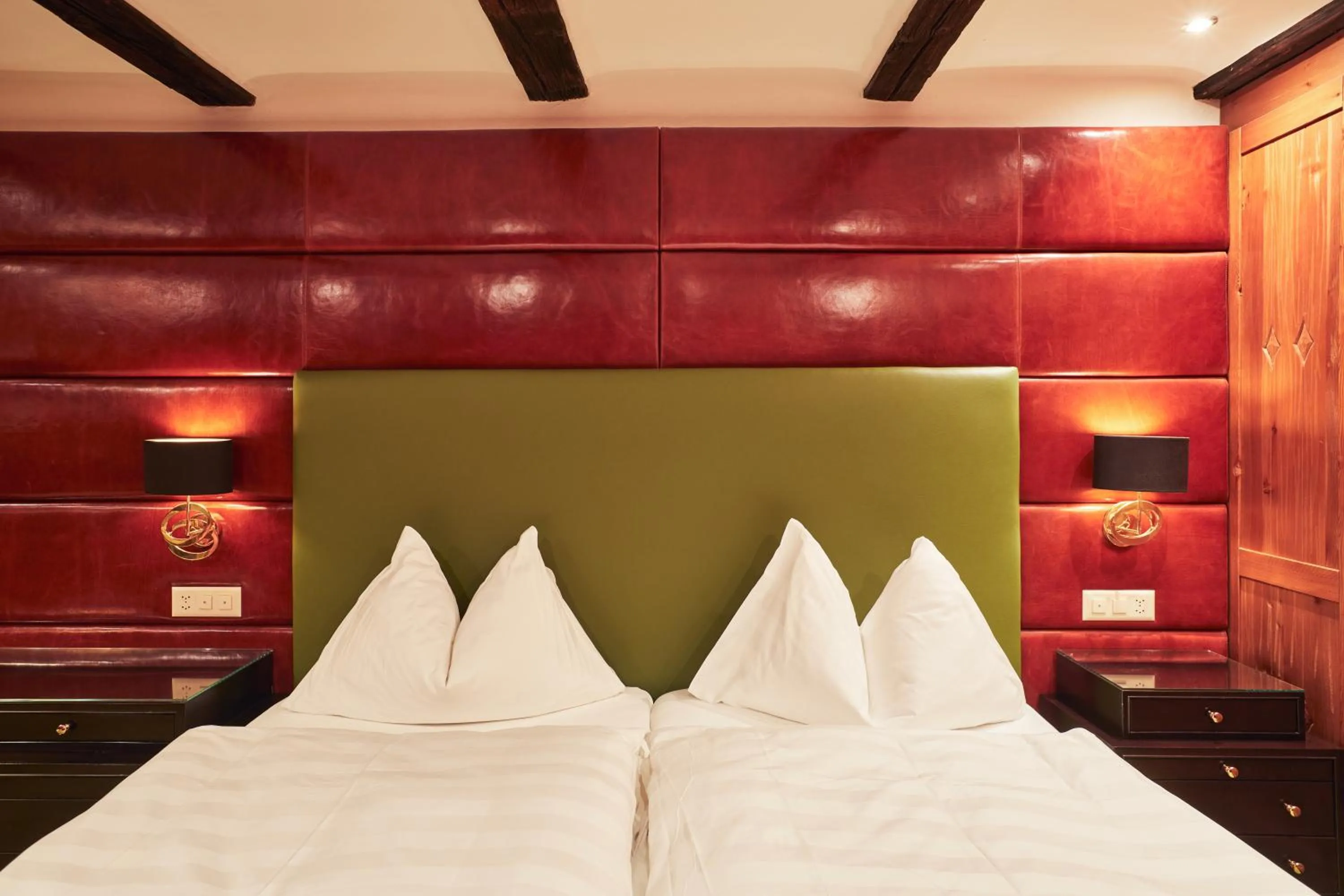 Bed in Resort Hotel Alex Zermatt