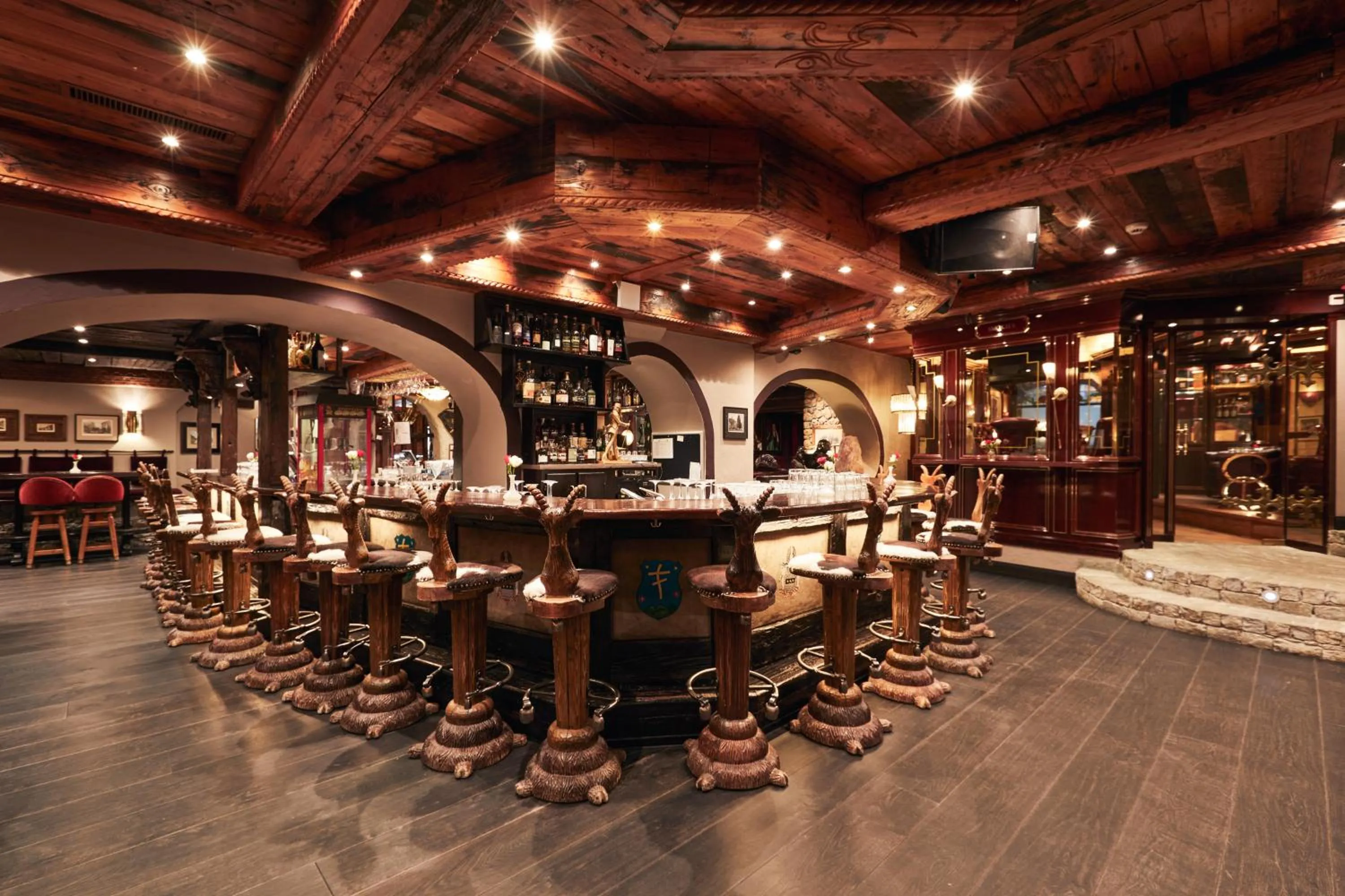 Lounge or bar in Resort Hotel Alex Zermatt
