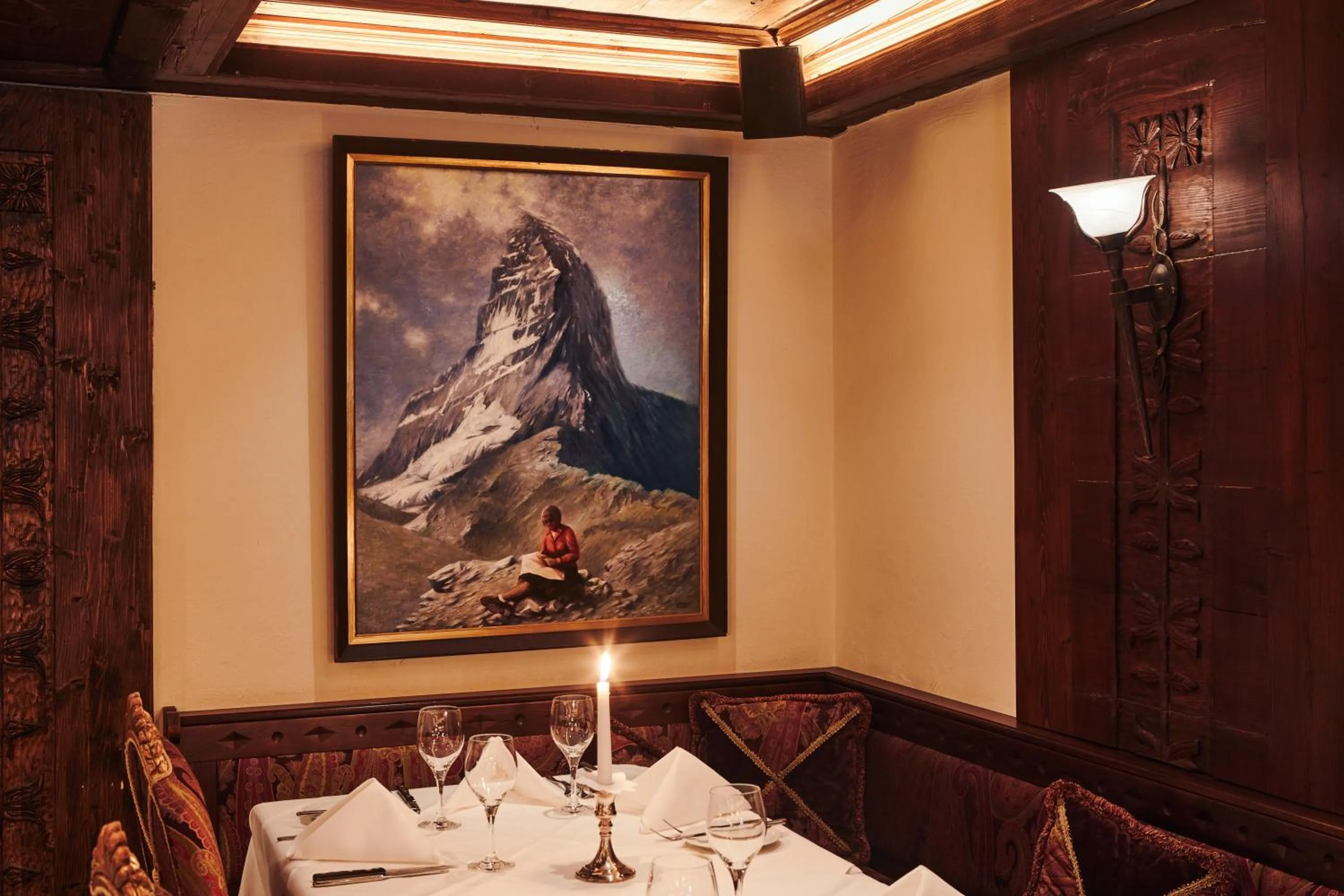 Restaurant/places to eat in Resort Hotel Alex Zermatt