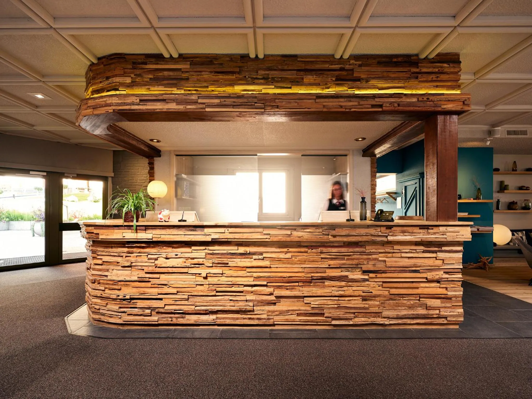 Lobby or reception in Hotel Ambassador Zermatt