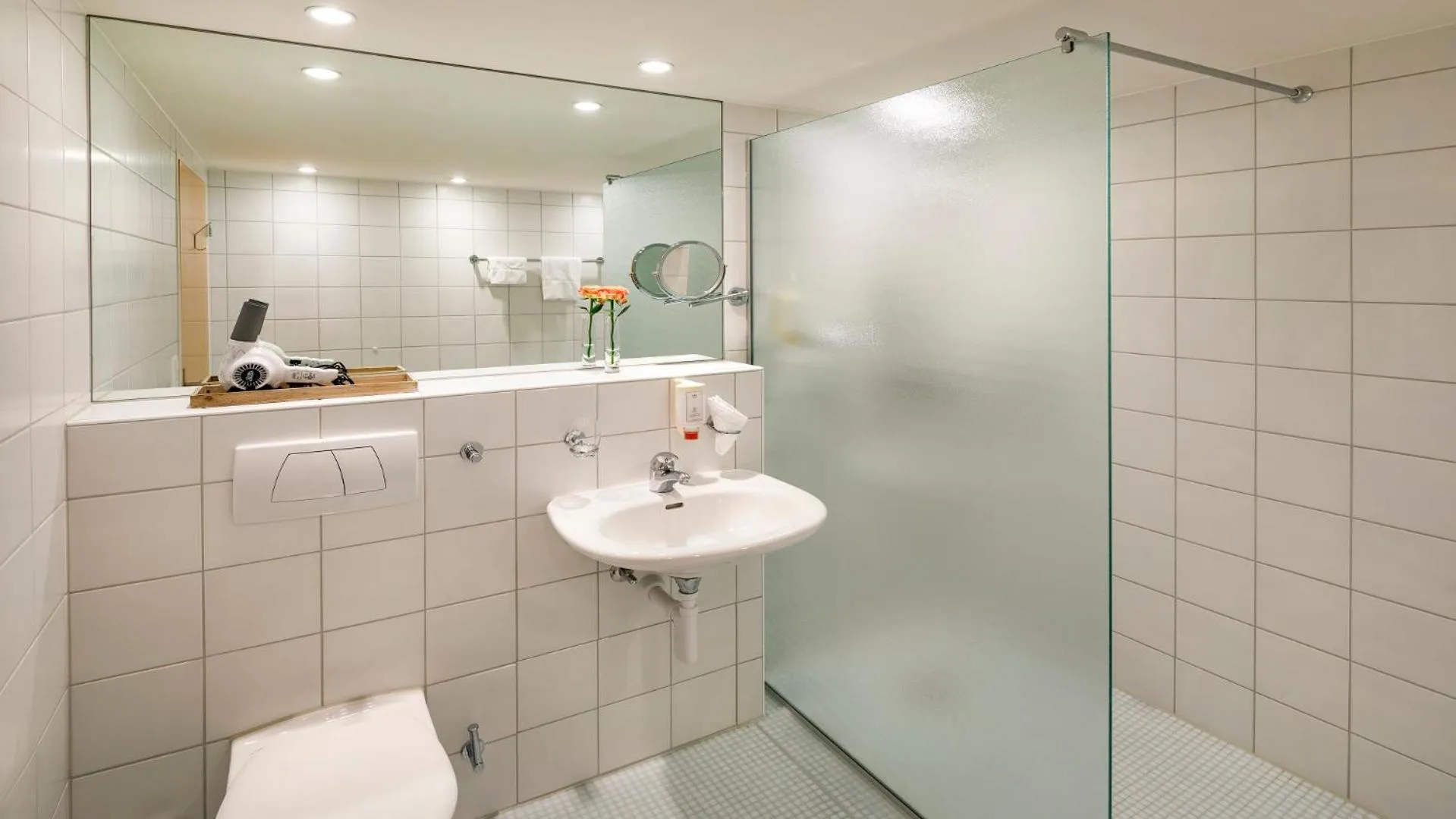 Shower in Hotel Boldern