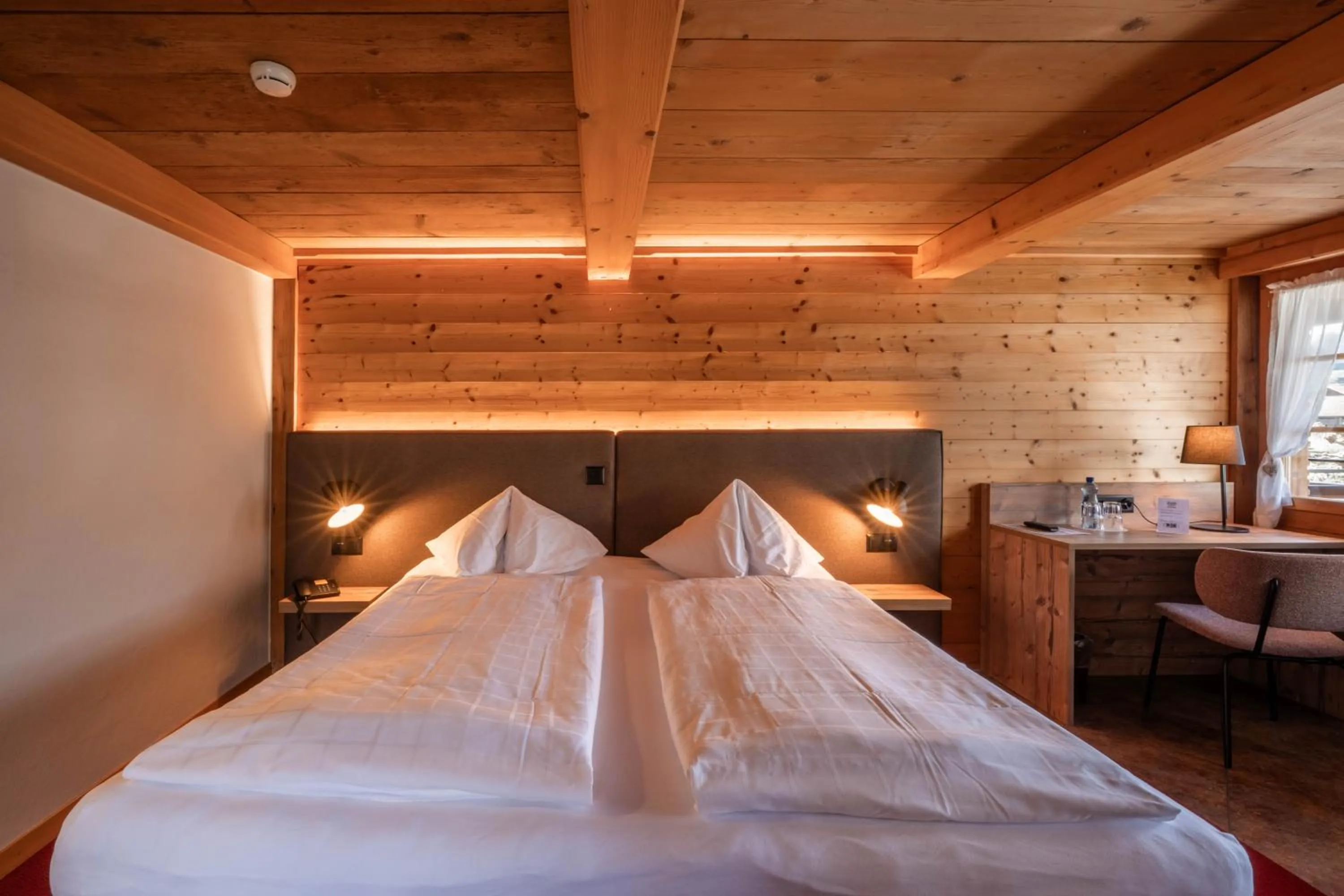 Bed in Hotel Châlet Du Lac