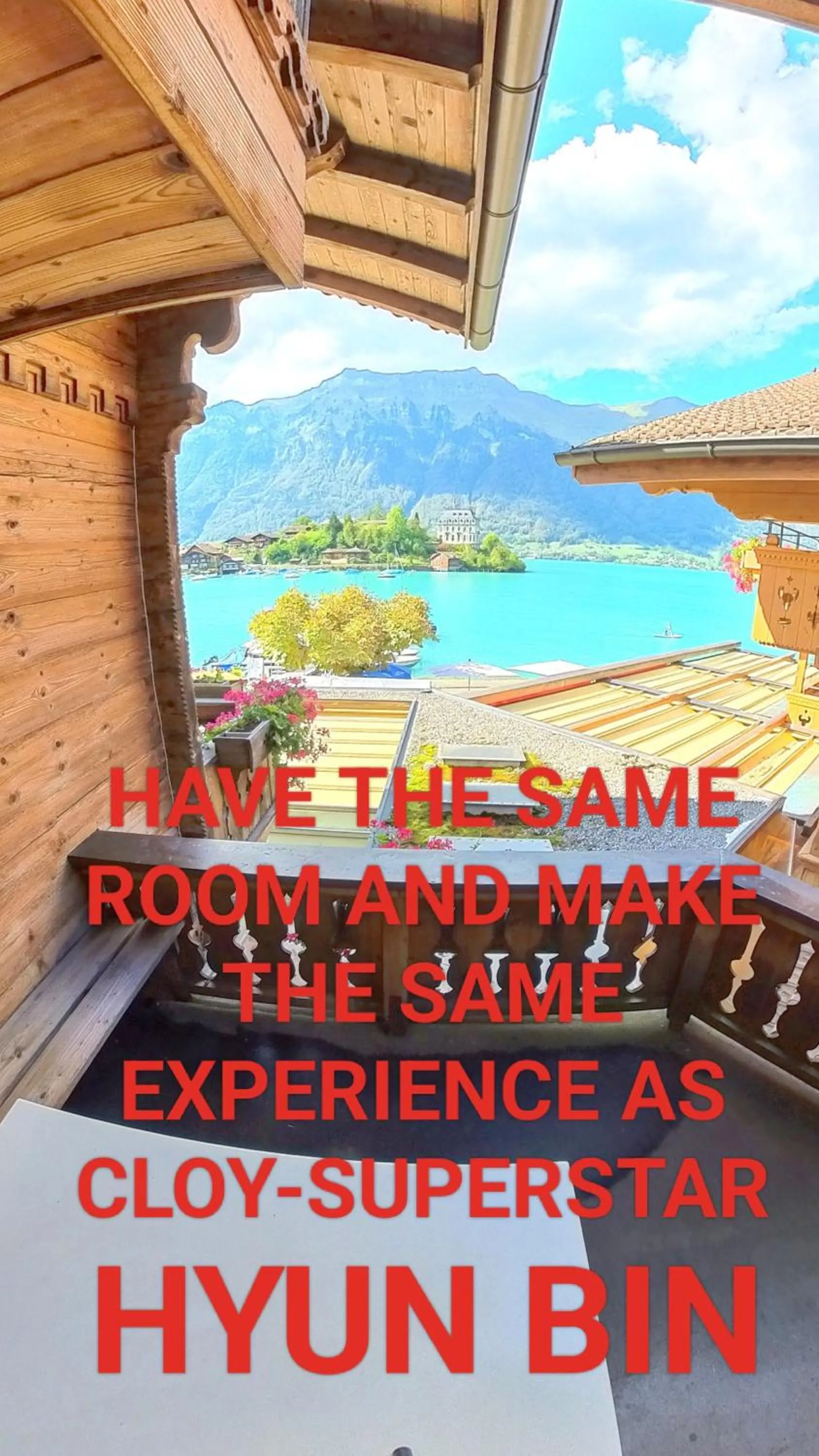 Lake view in Hotel Châlet Du Lac