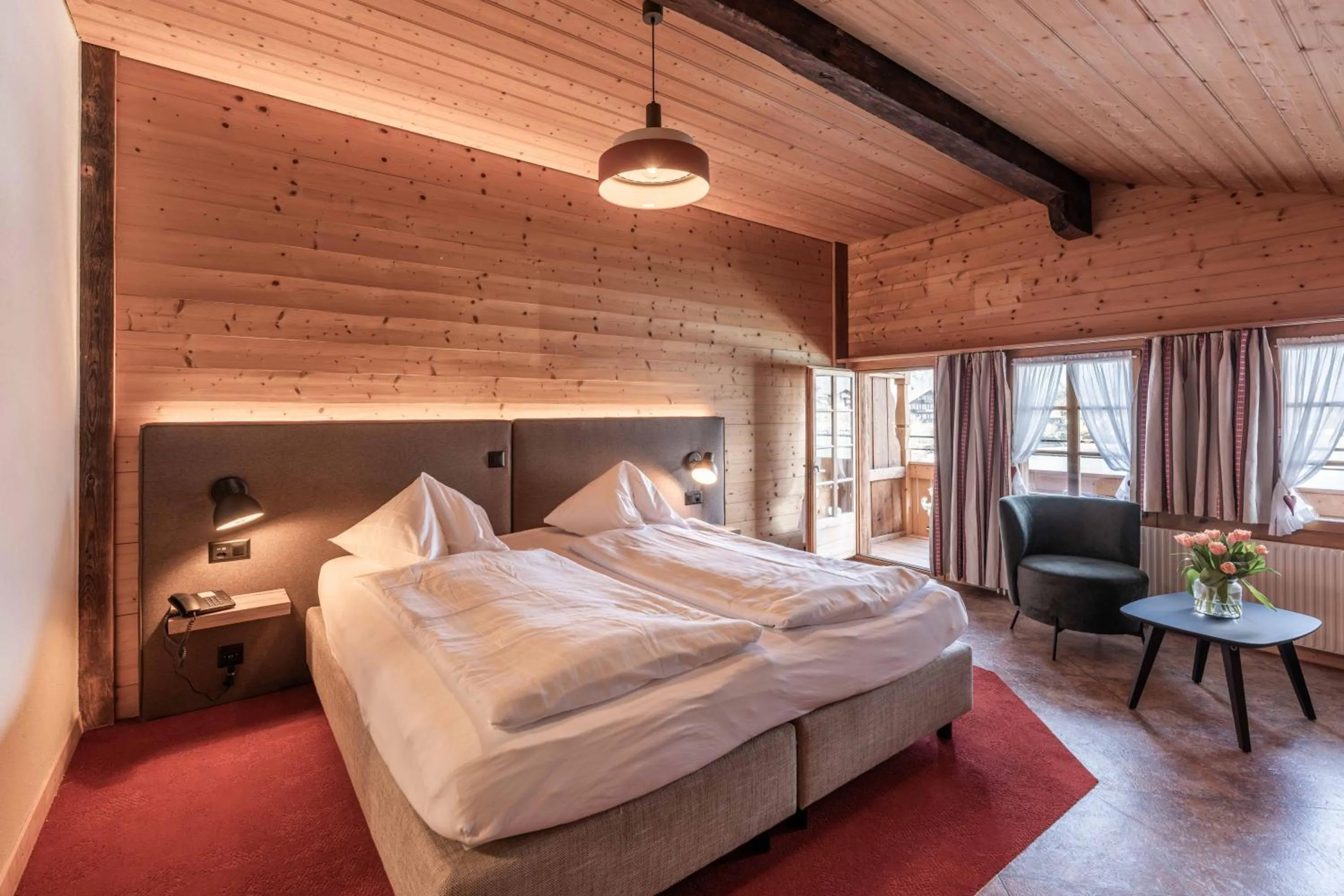 Bed in Hotel Châlet Du Lac