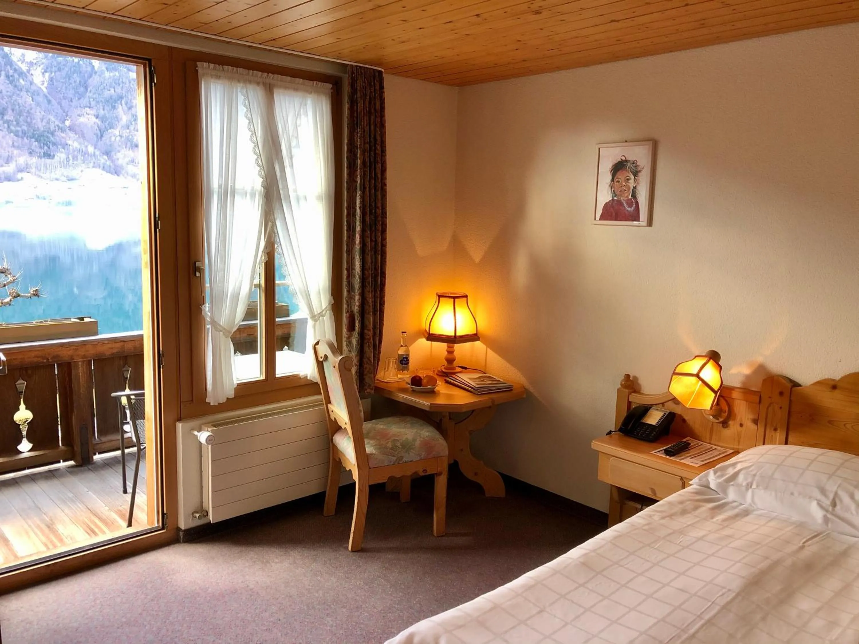 Bed in Hotel Châlet Du Lac