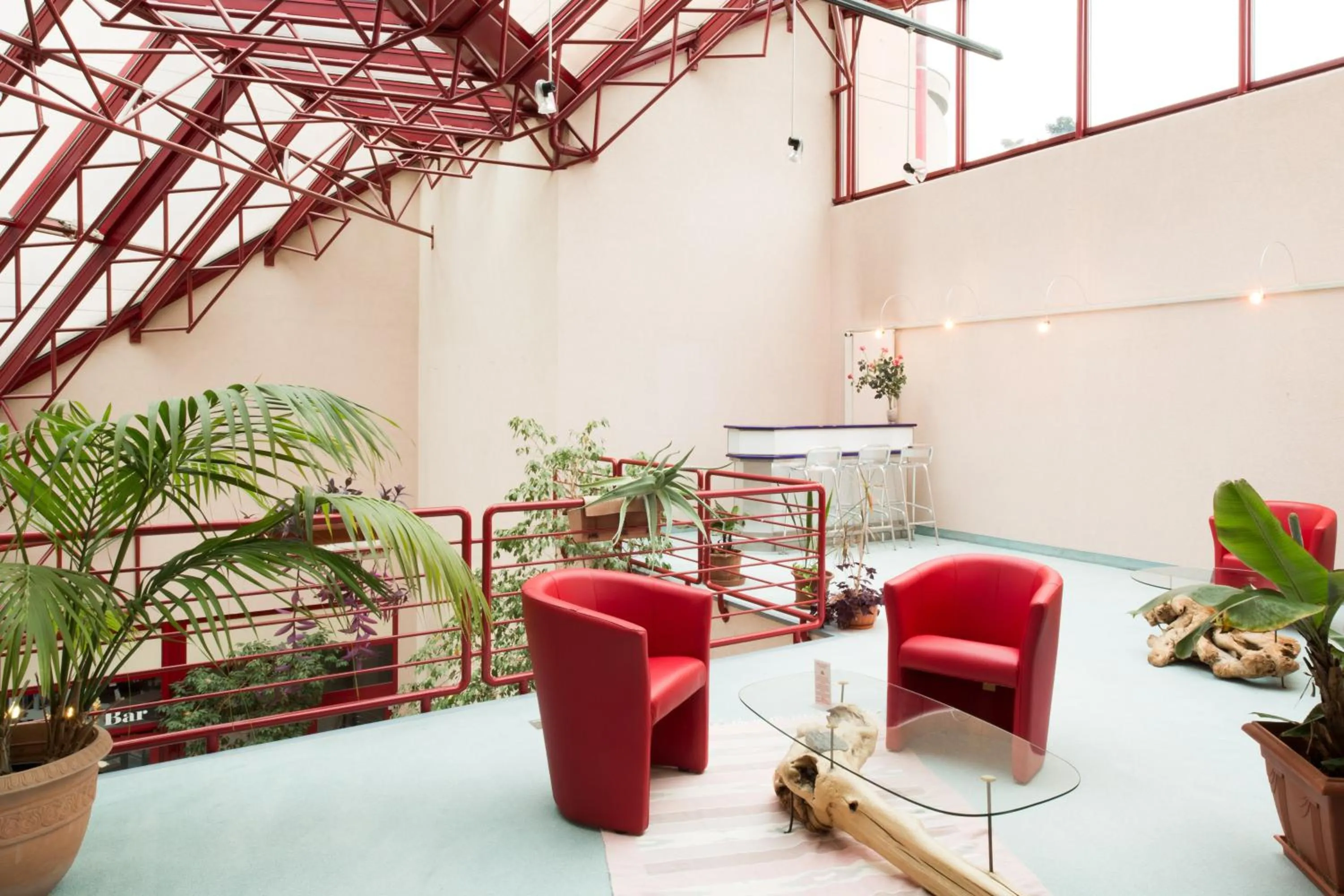 Seating area in Hotel Le Cedre