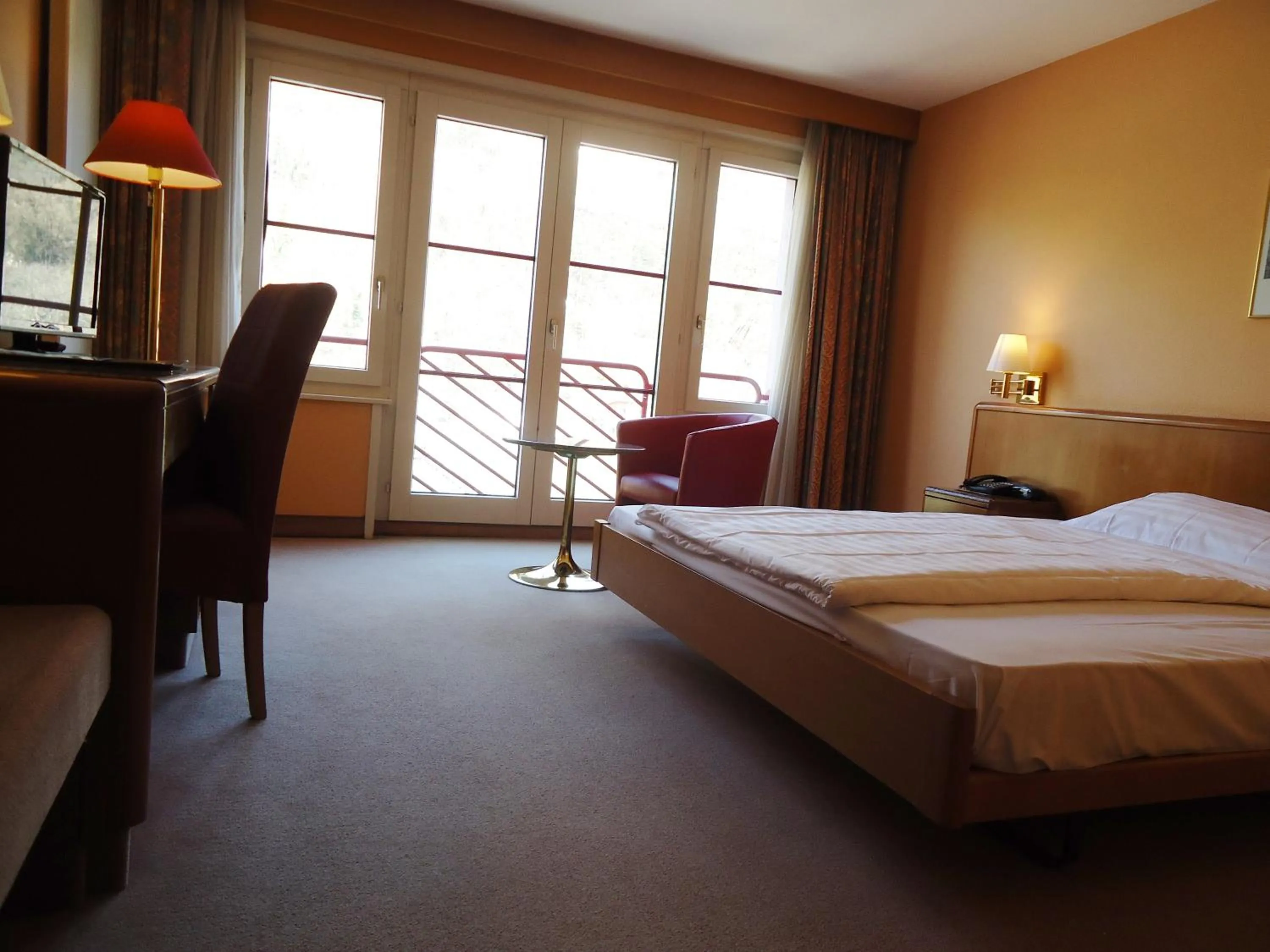 Bedroom, Bed in Hotel Le Cedre