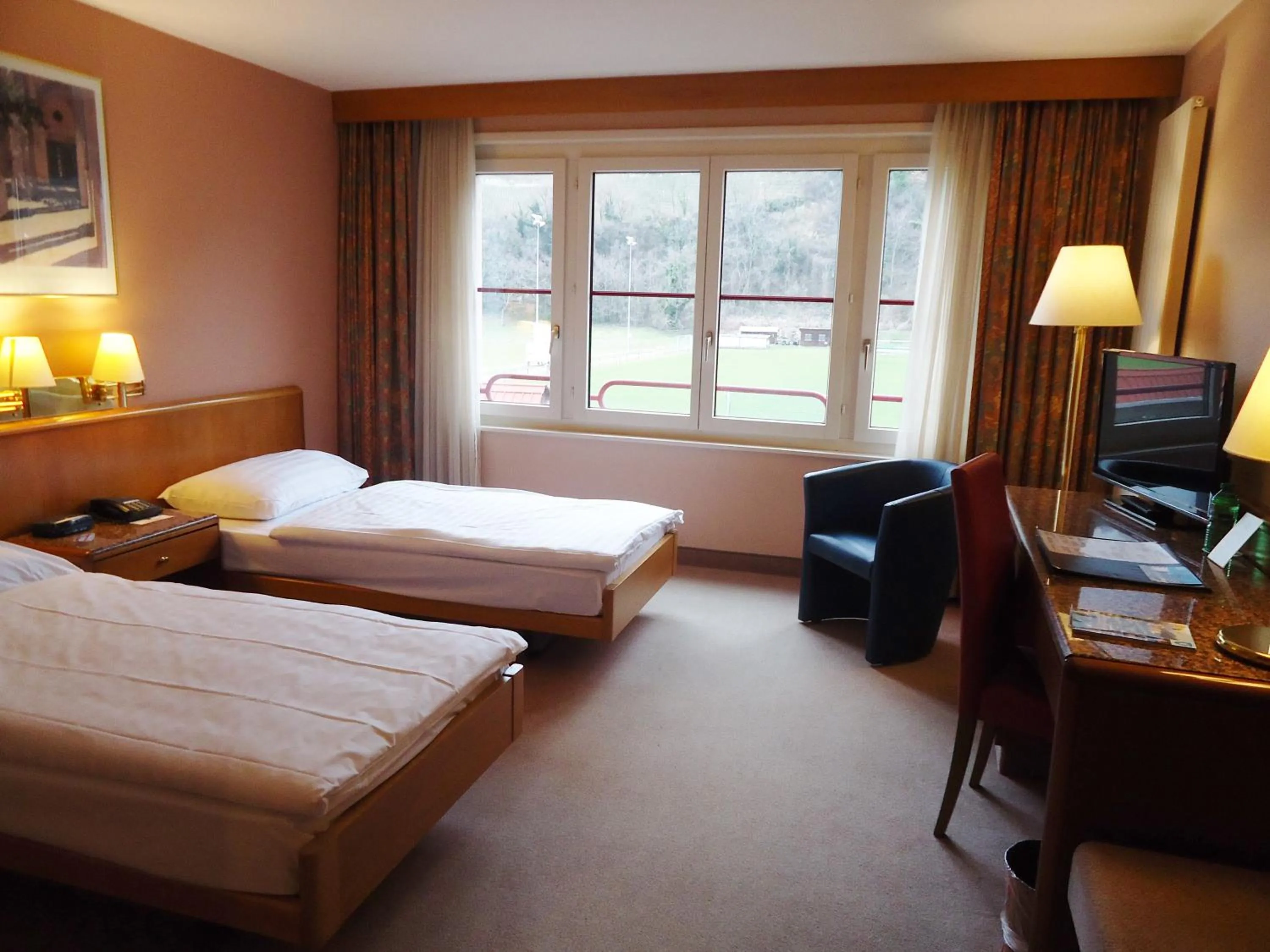 Bedroom, Bed in Hotel Le Cedre