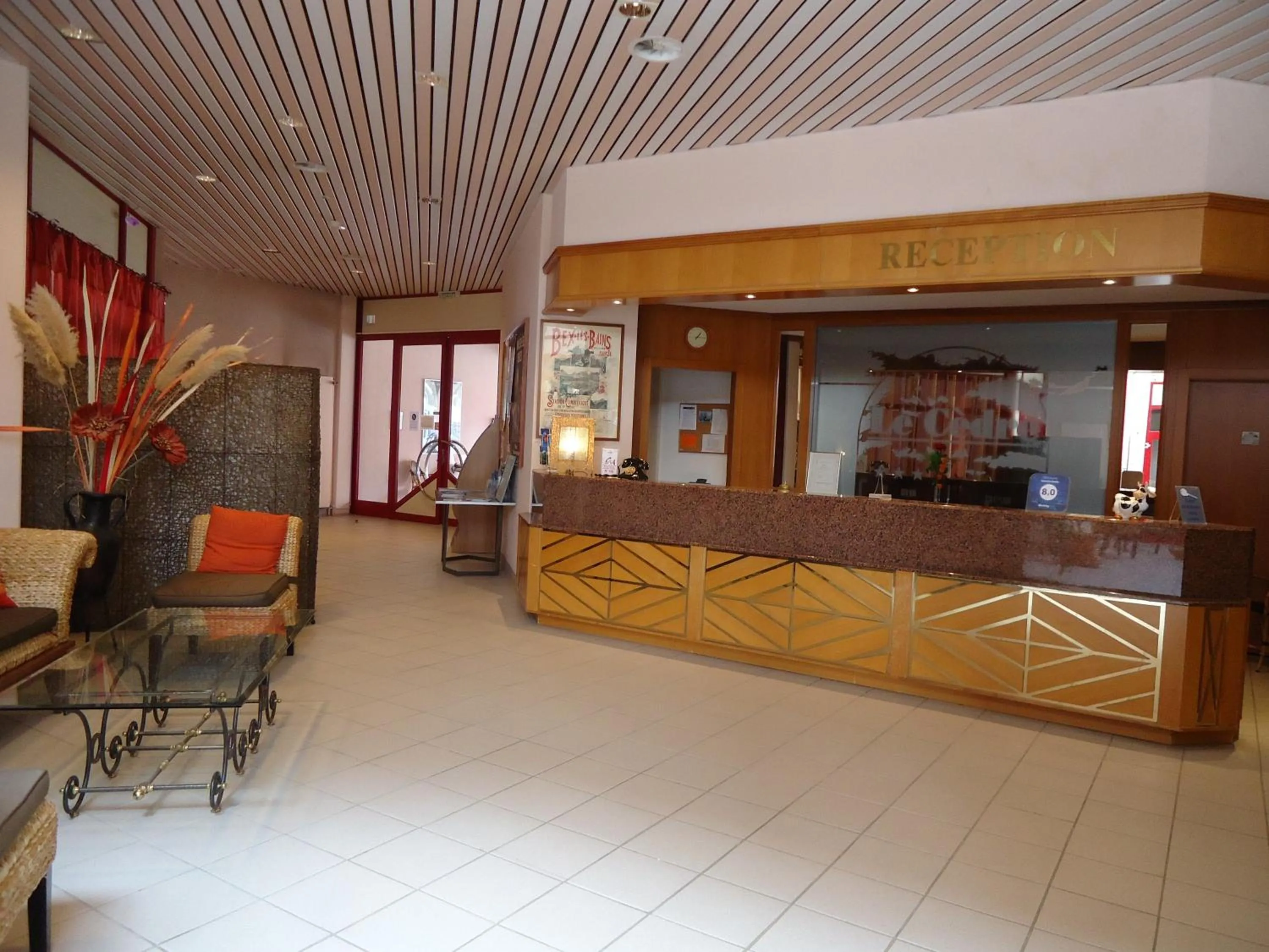 Lobby or reception in Hotel Le Cedre