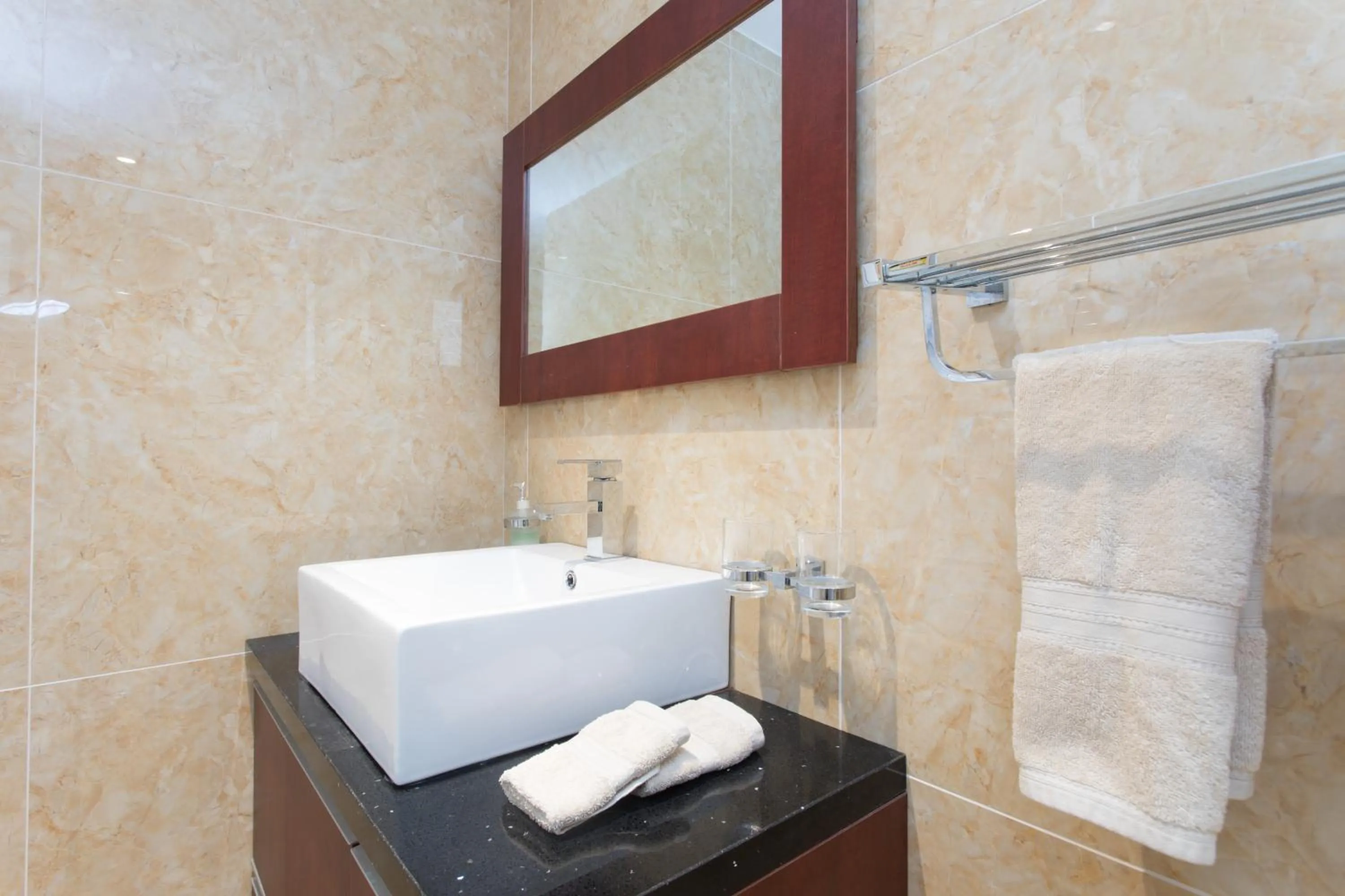 Bathroom in Kia Orana Villas and Spa