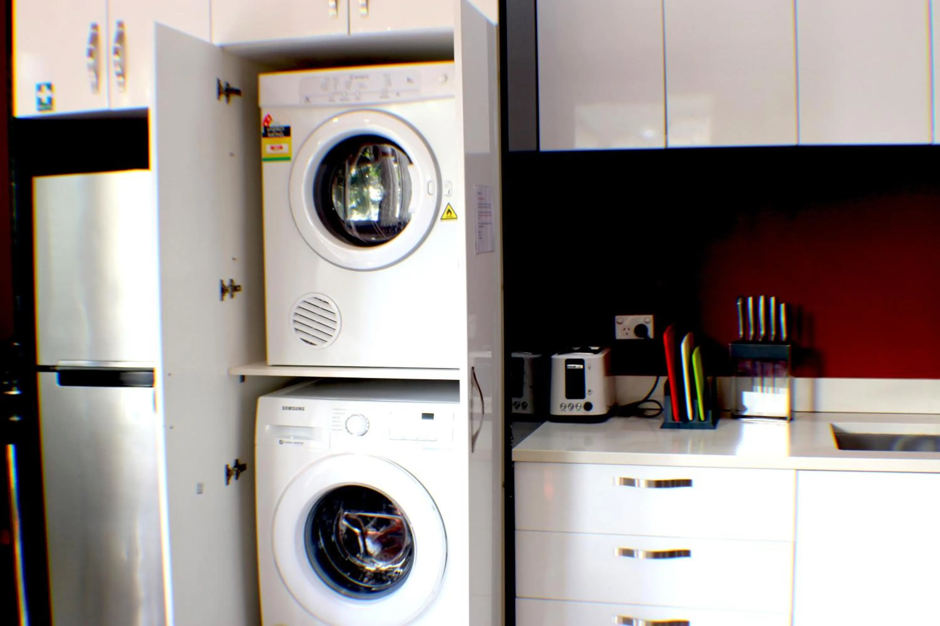 Kitchen or kitchenette in Kia Orana Villas and Spa