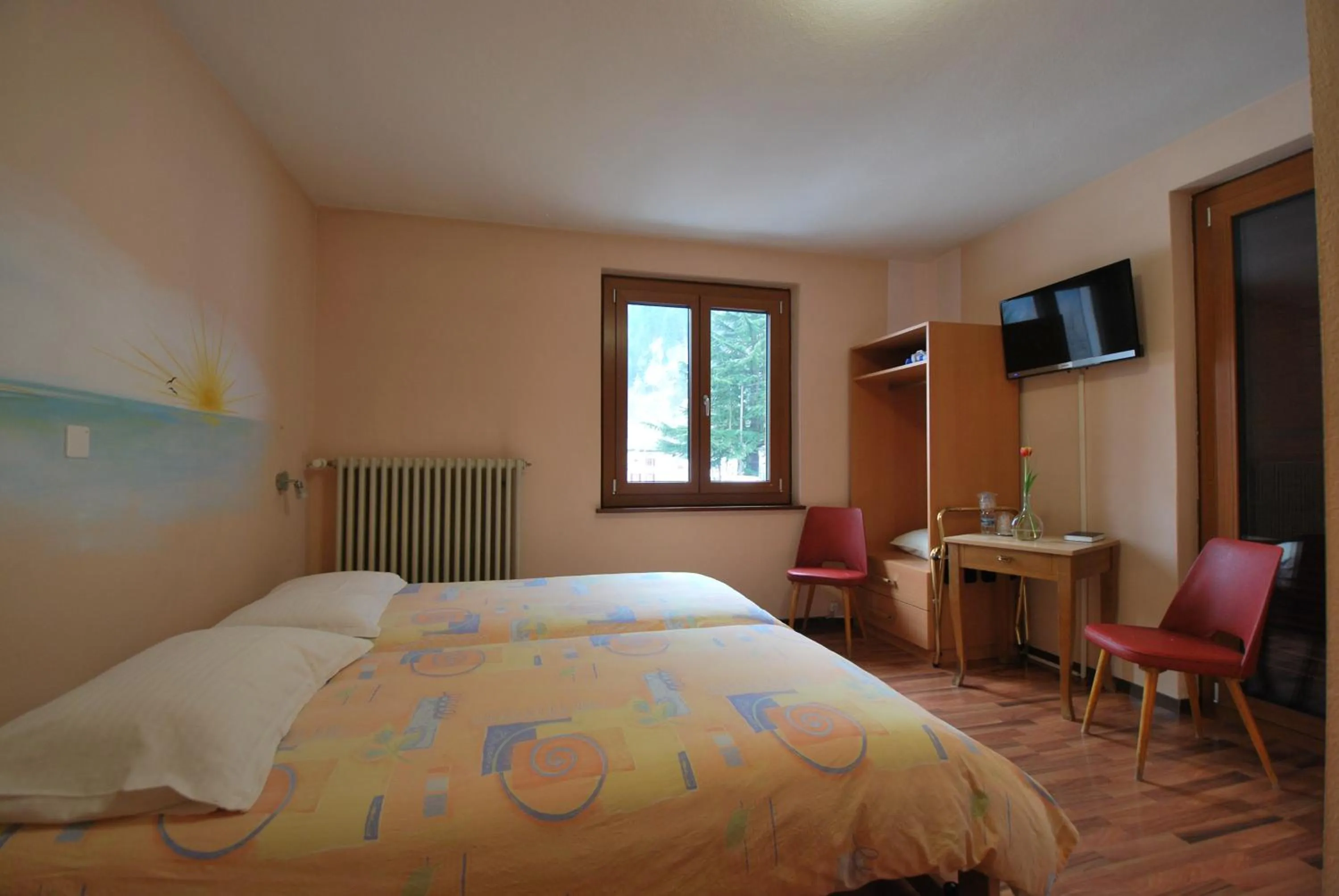 Shower, Bed in Hotel Ristorante Baldi