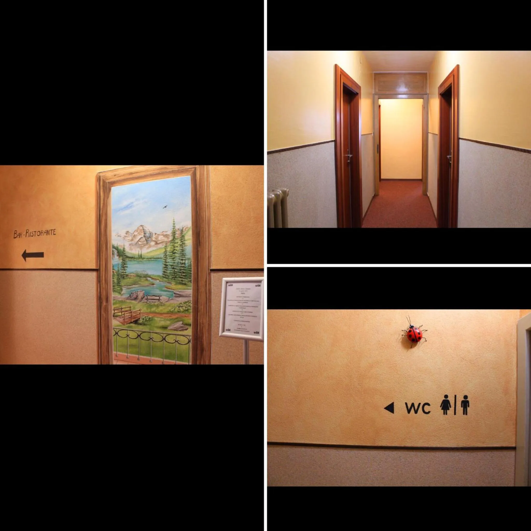 Decorative detail in Hotel Ristorante Baldi