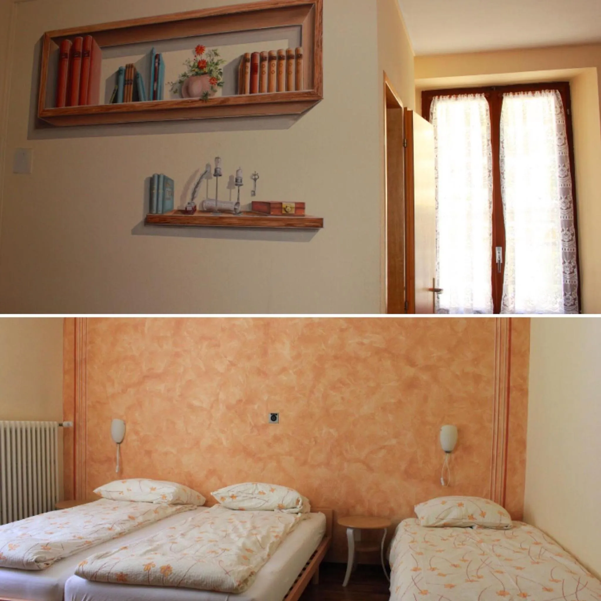 Decorative detail, Bed in Hotel Ristorante Baldi