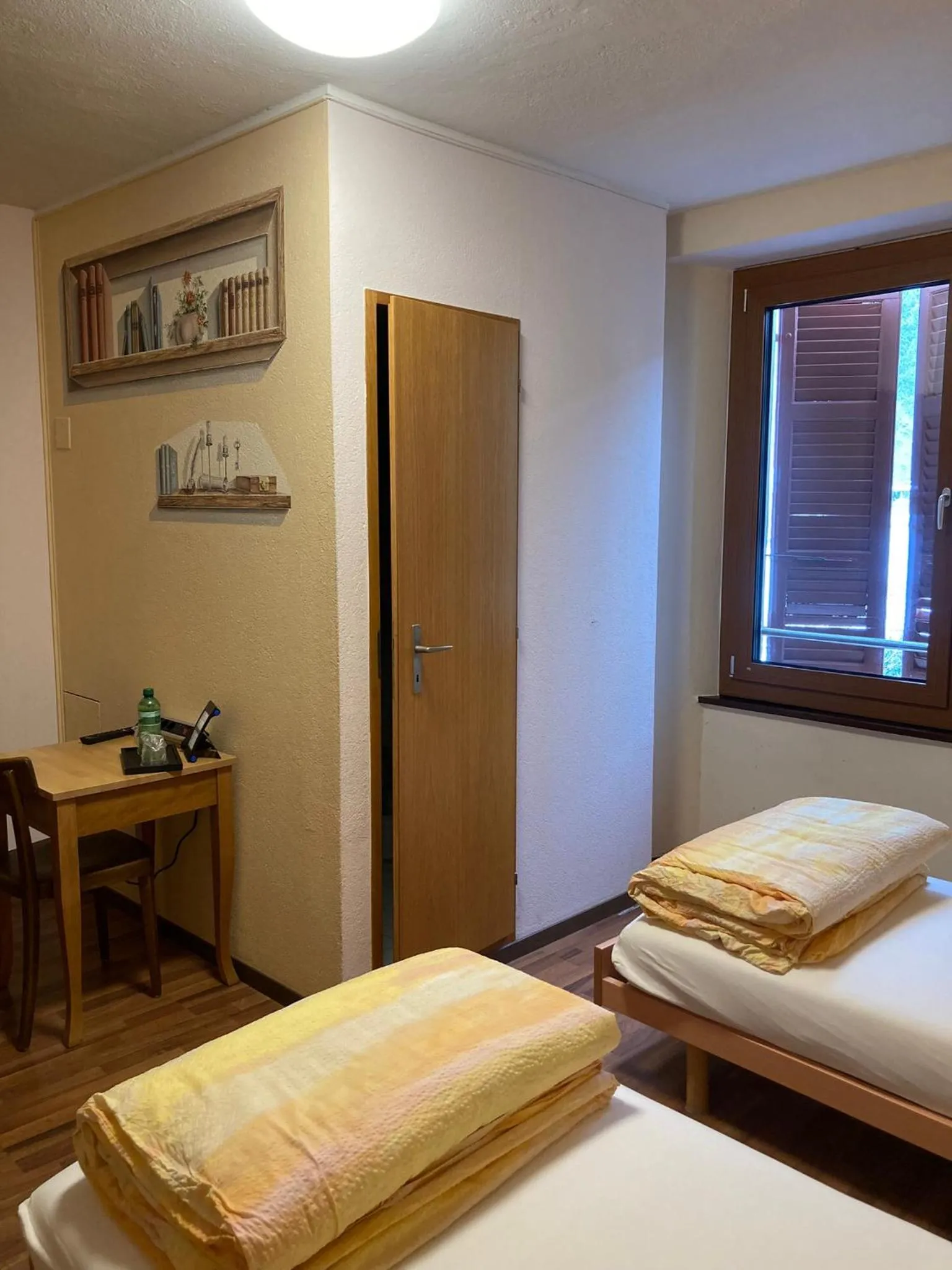 Shower, Bed in Hotel Ristorante Baldi