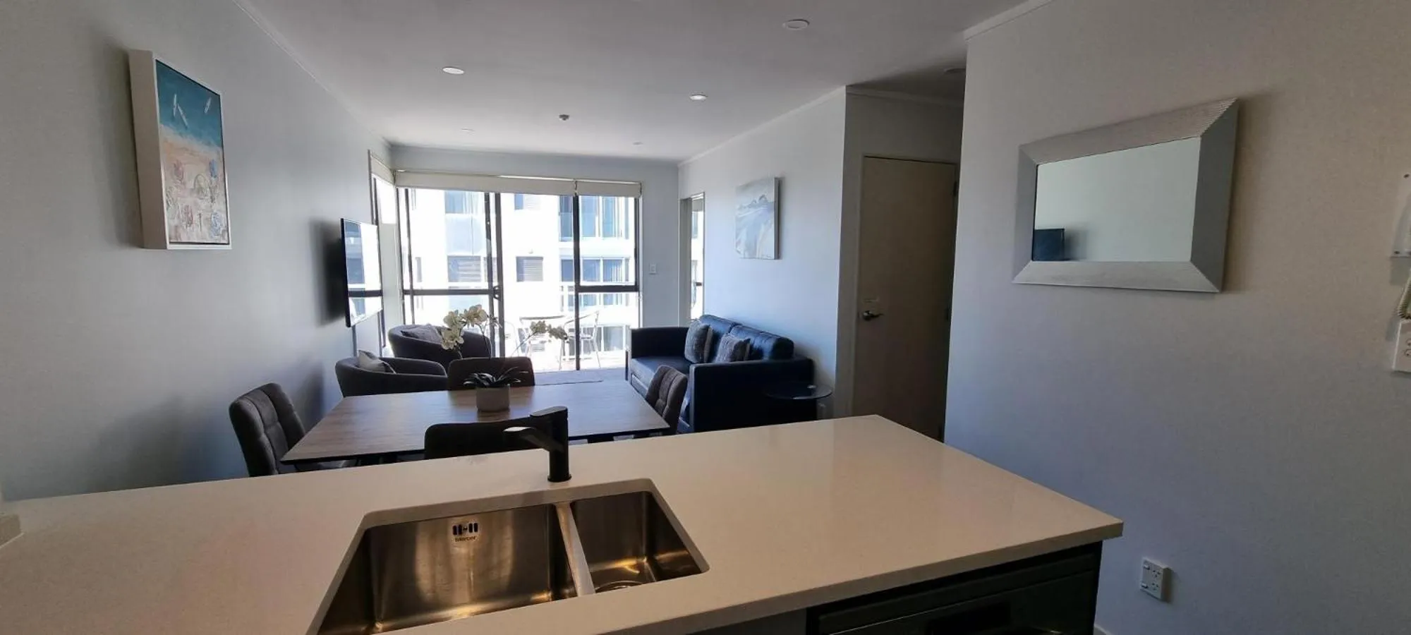 Living room in The Atrium