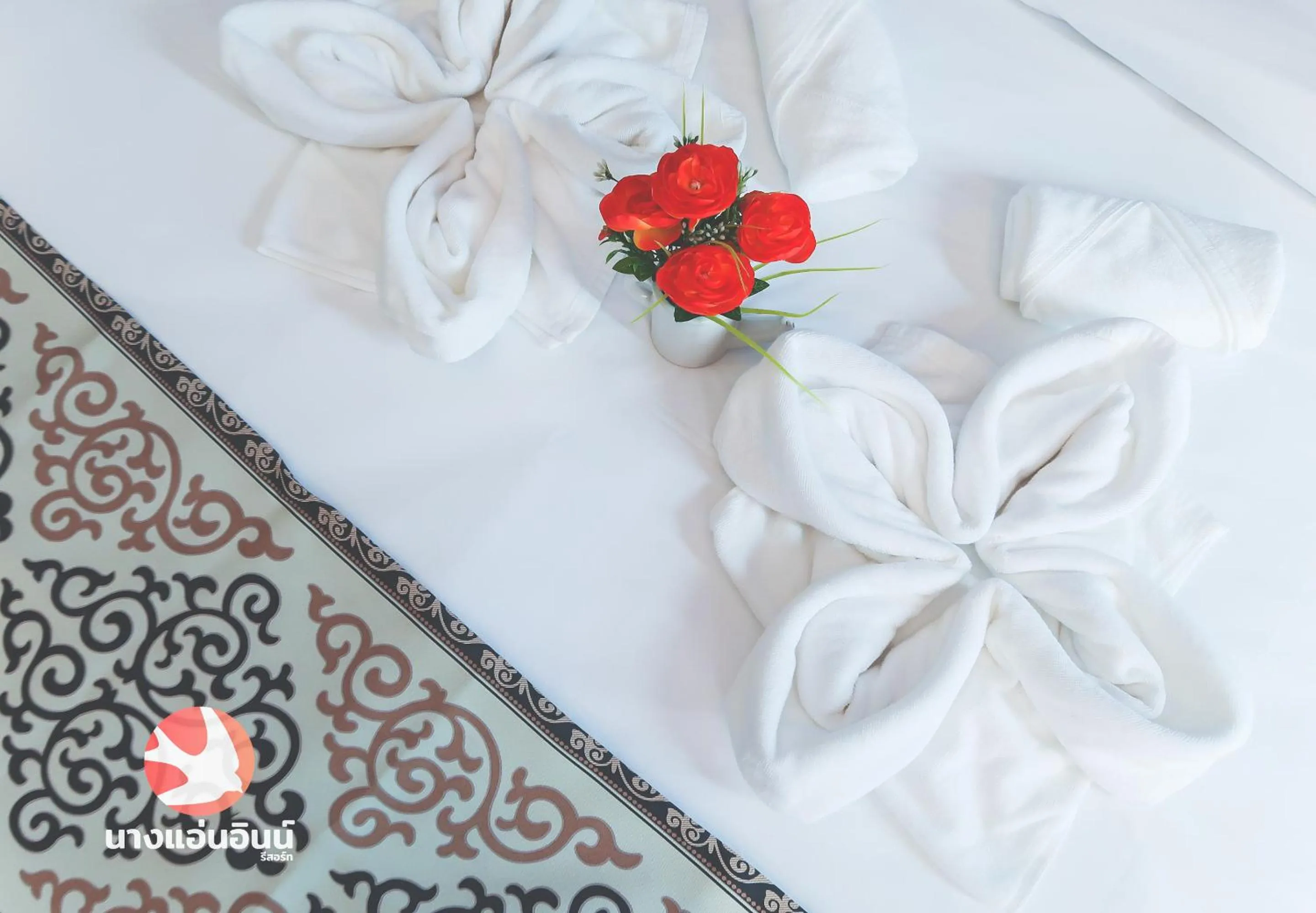 Bed in Nang-an Inn Resort