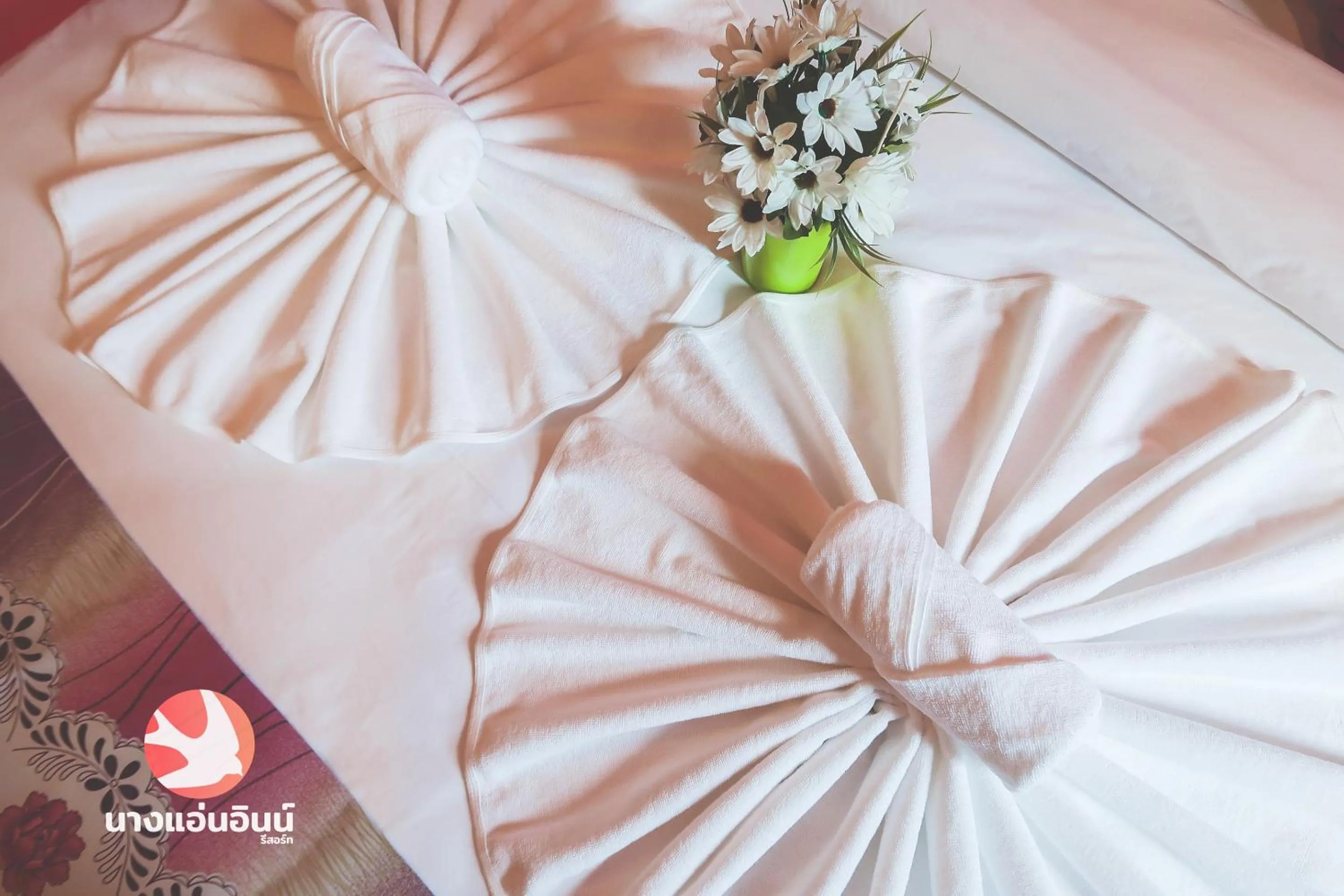 Bed in Nang-an Inn Resort