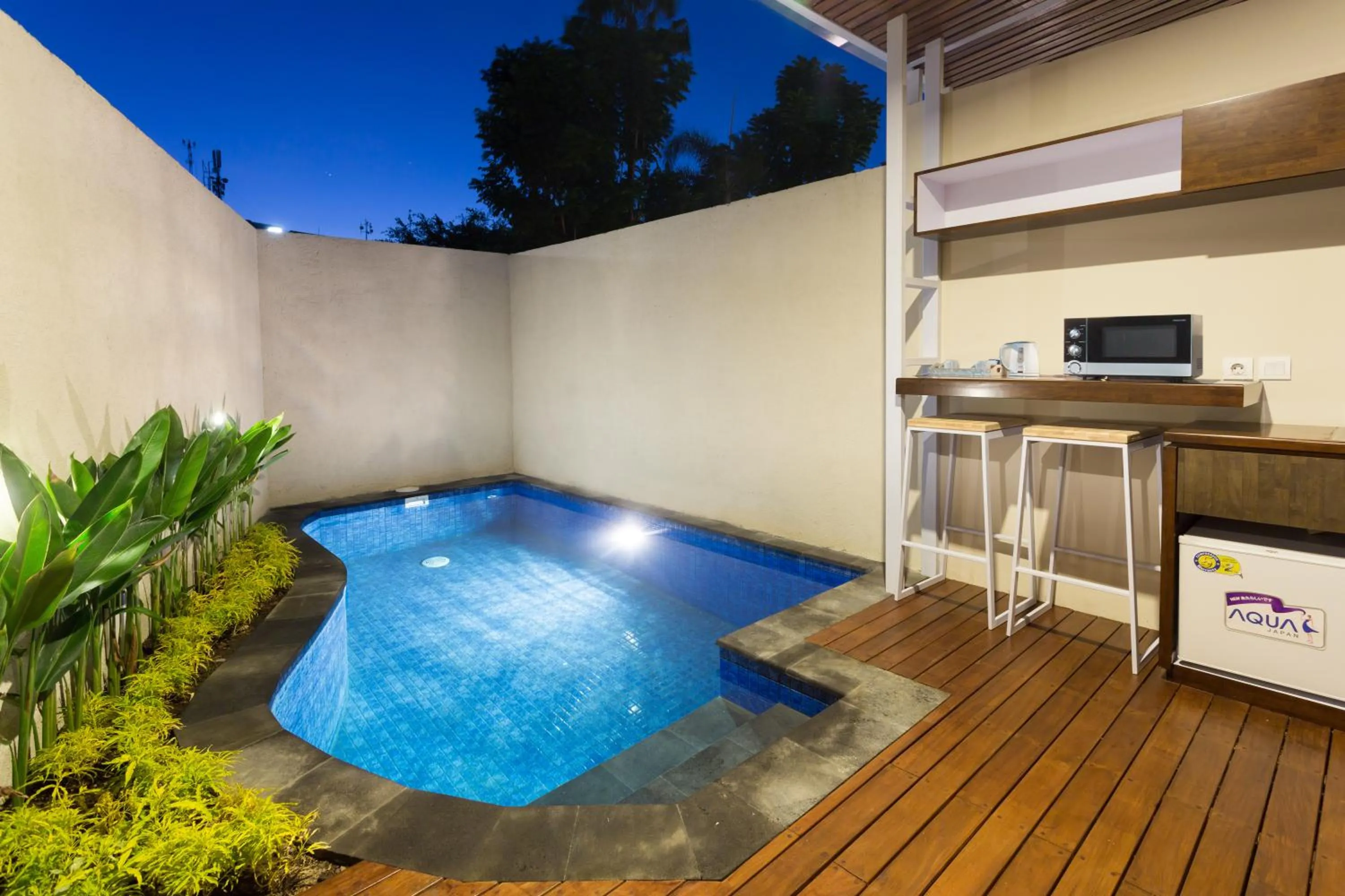 Pool view in Paisa Villa Seminyak