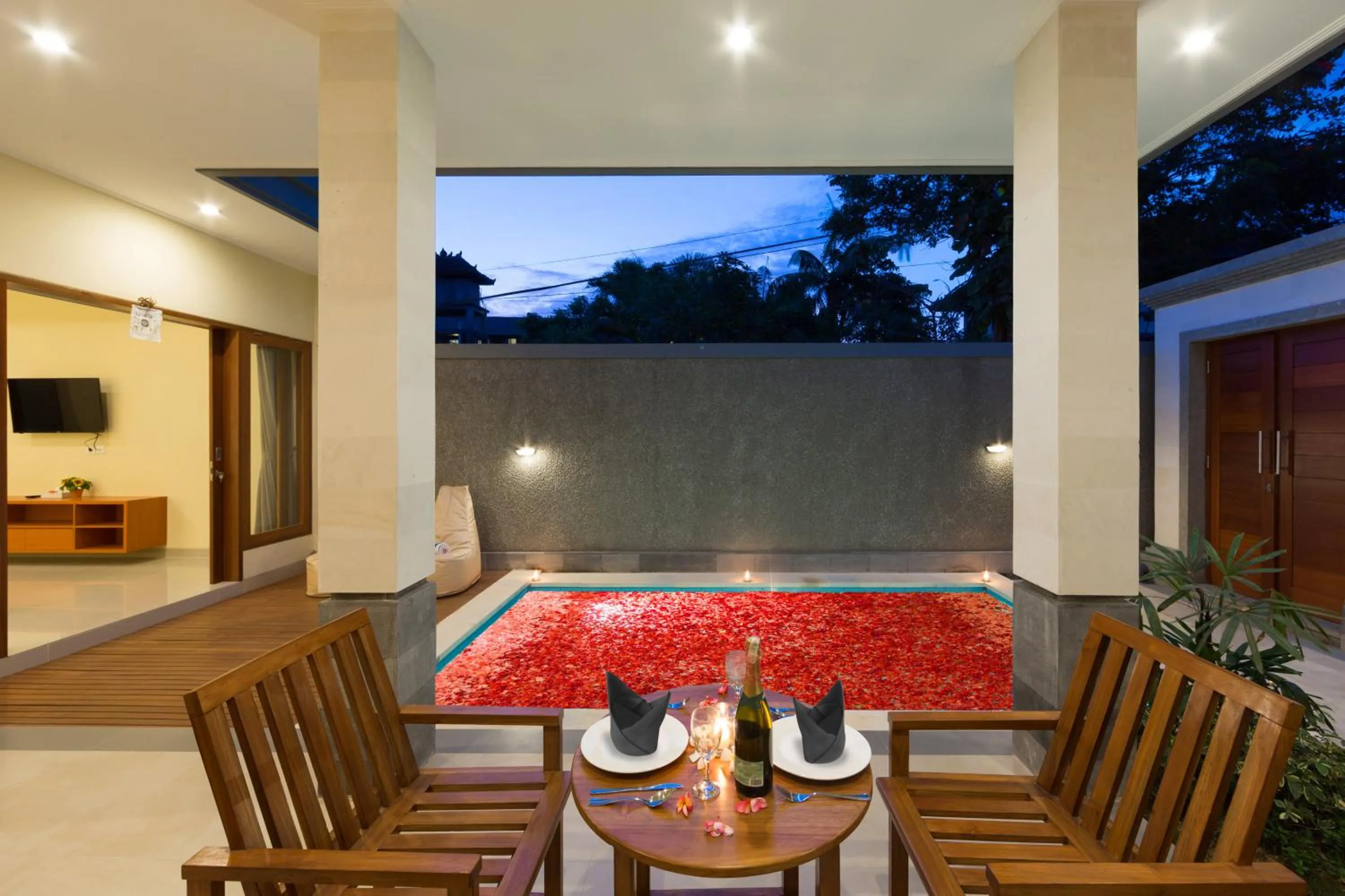 Balcony/Terrace in Paisa Villa Seminyak