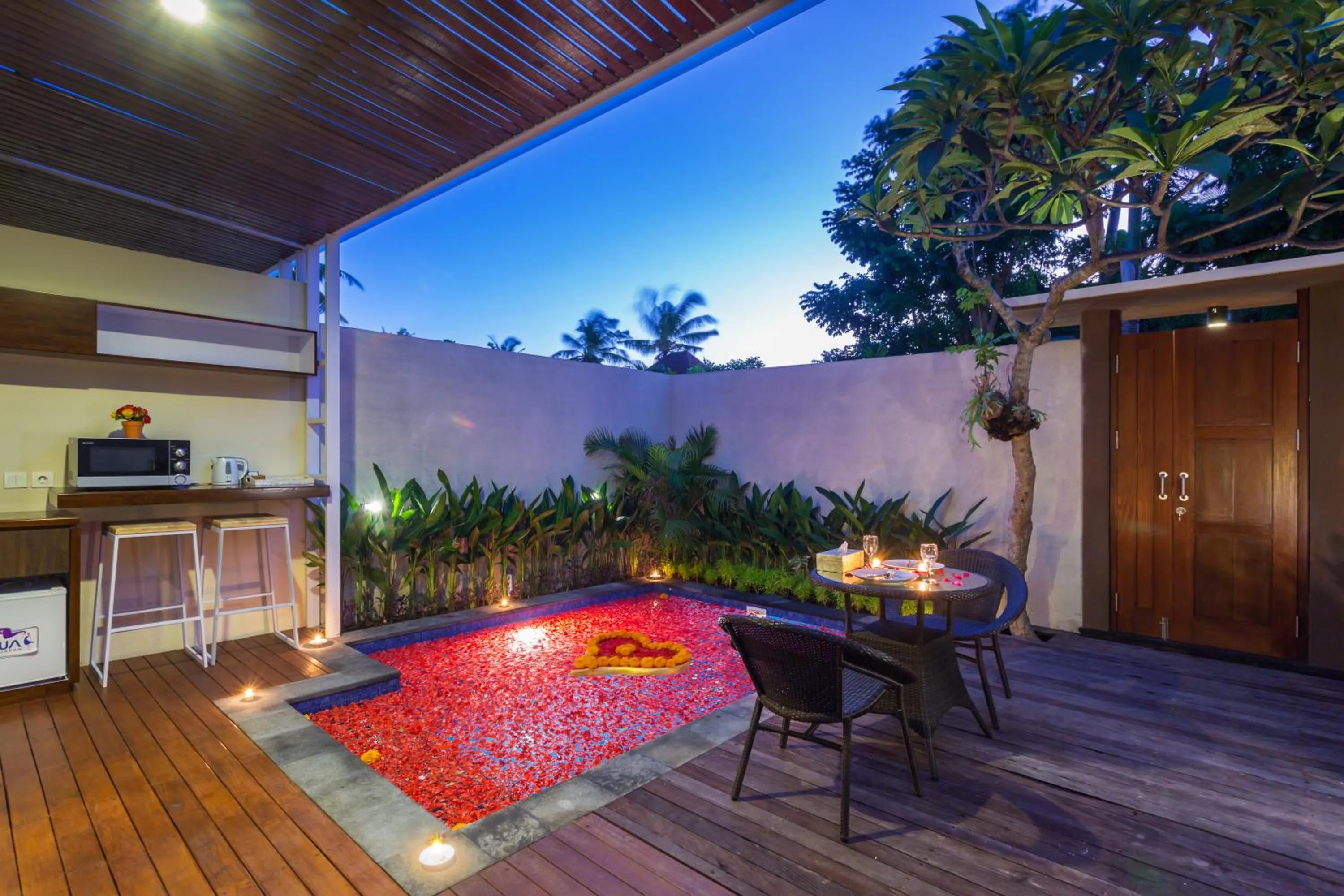 Pool view in Paisa Villa Seminyak