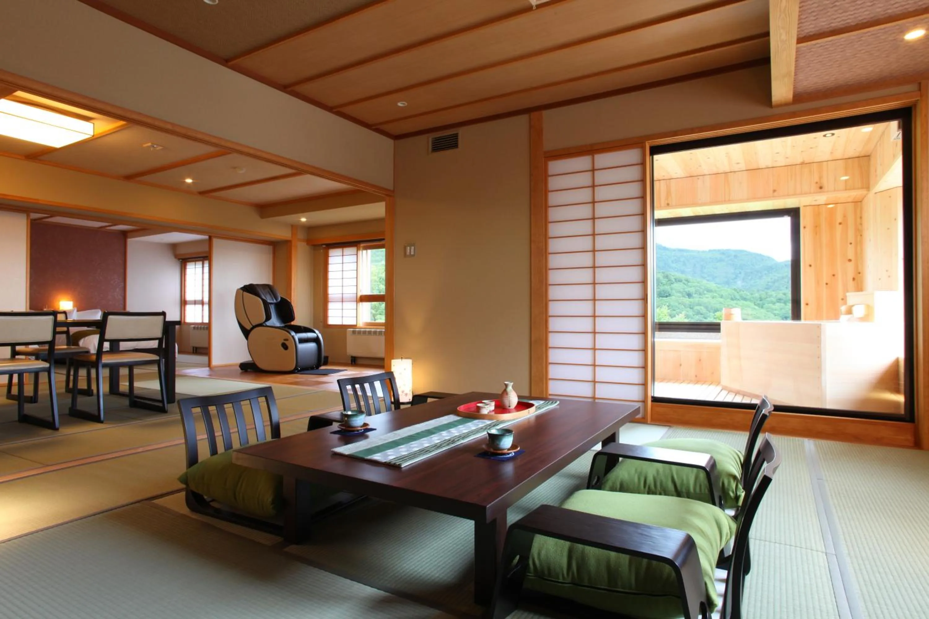 Seating area in Hotel Higashidate