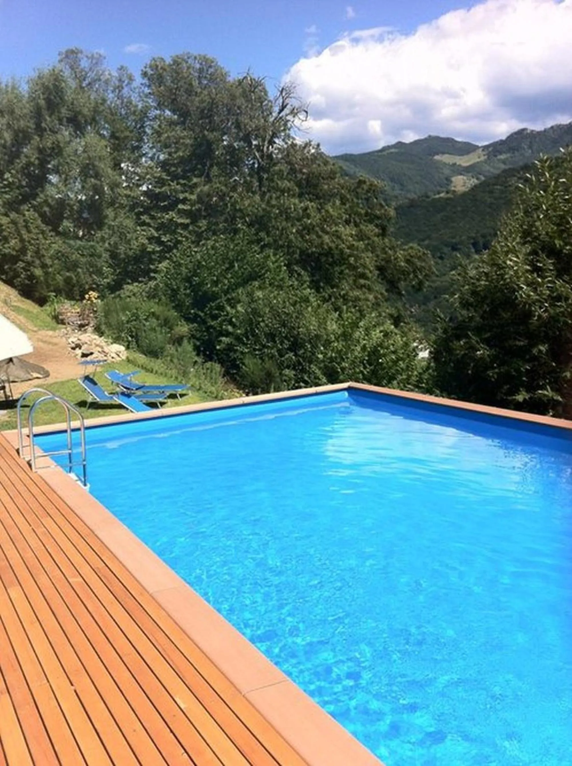 Pool view in Eco Hotel Locanda del Giglio