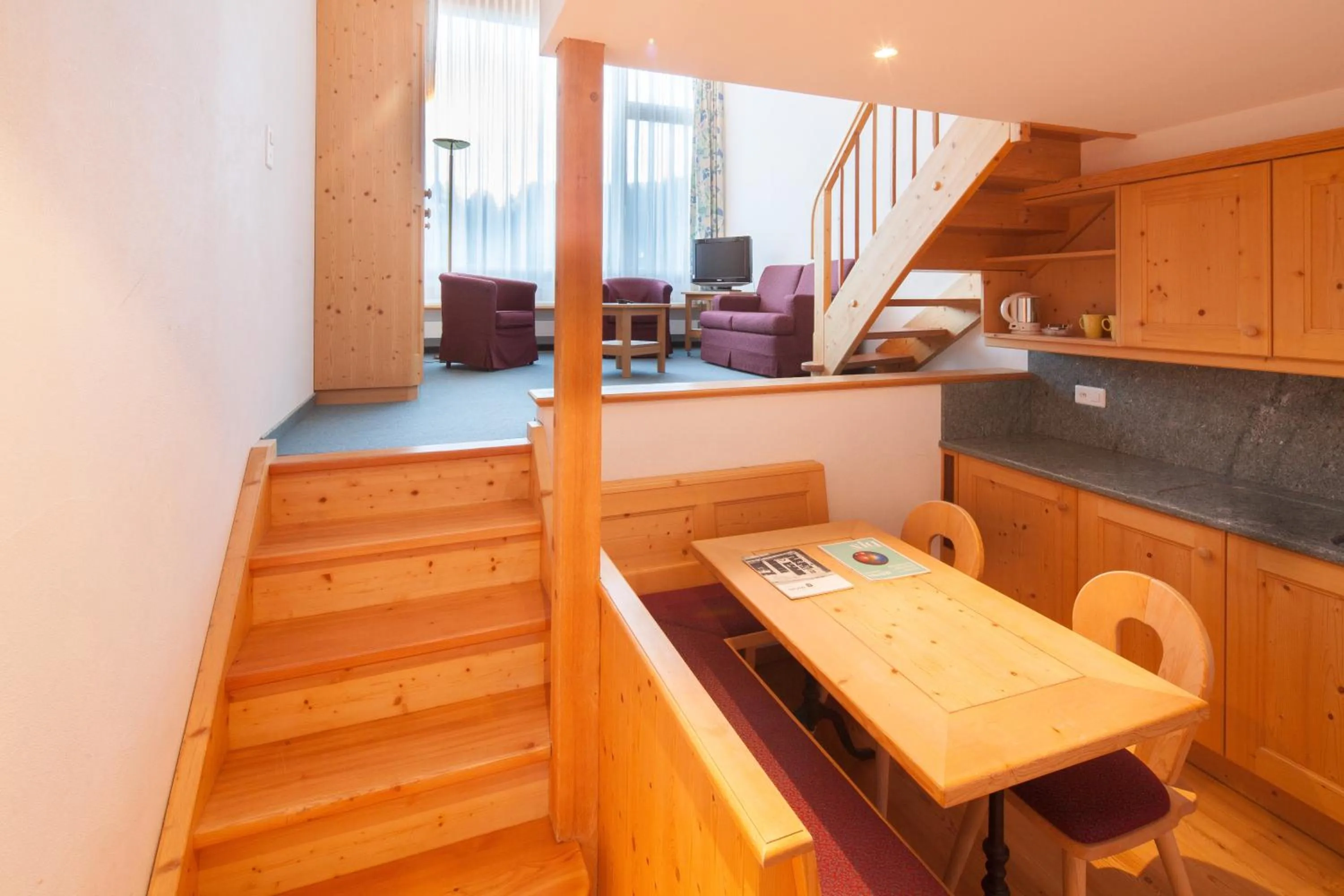 Living room in Hotel Chesa Surlej