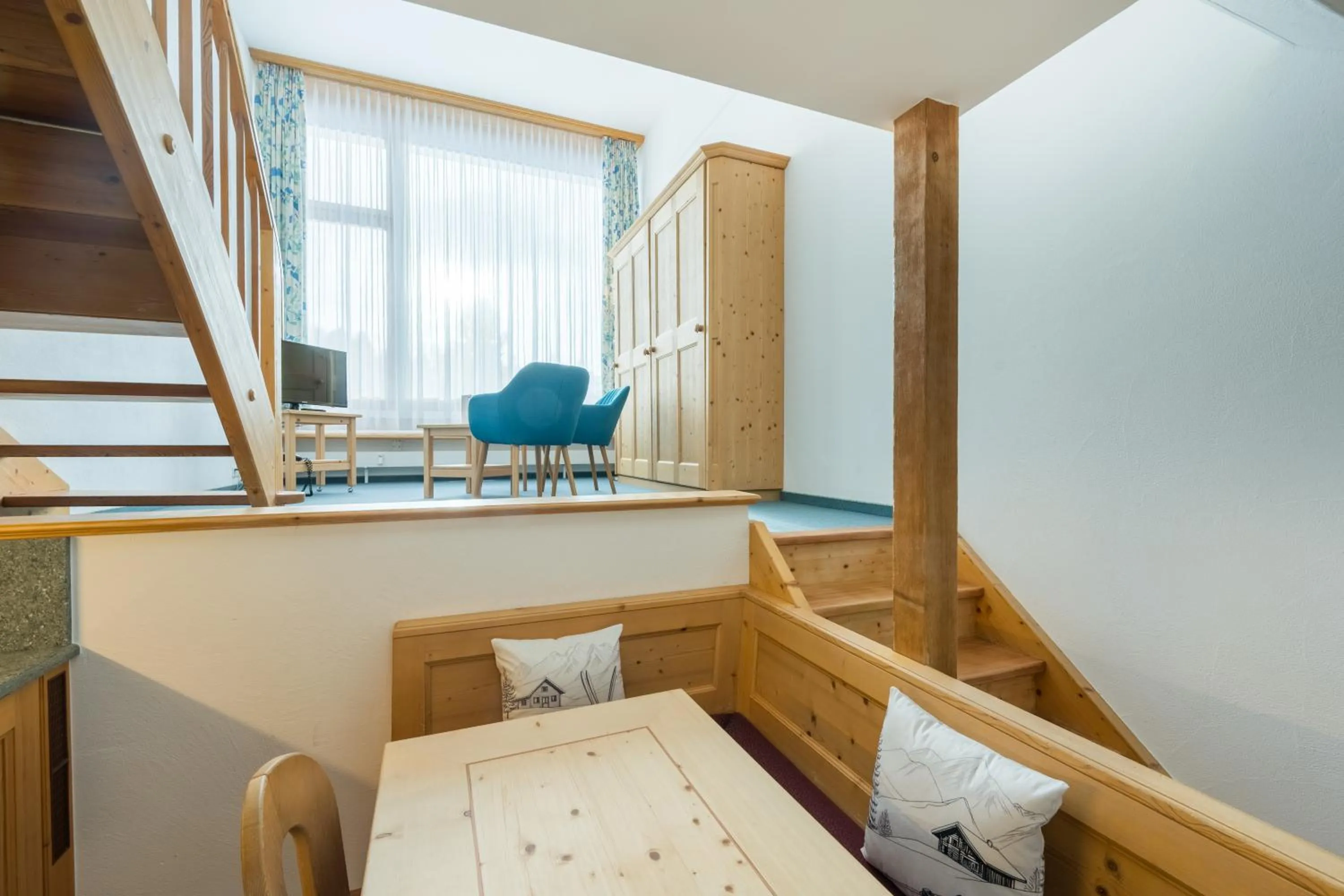 Bed in Hotel Chesa Surlej