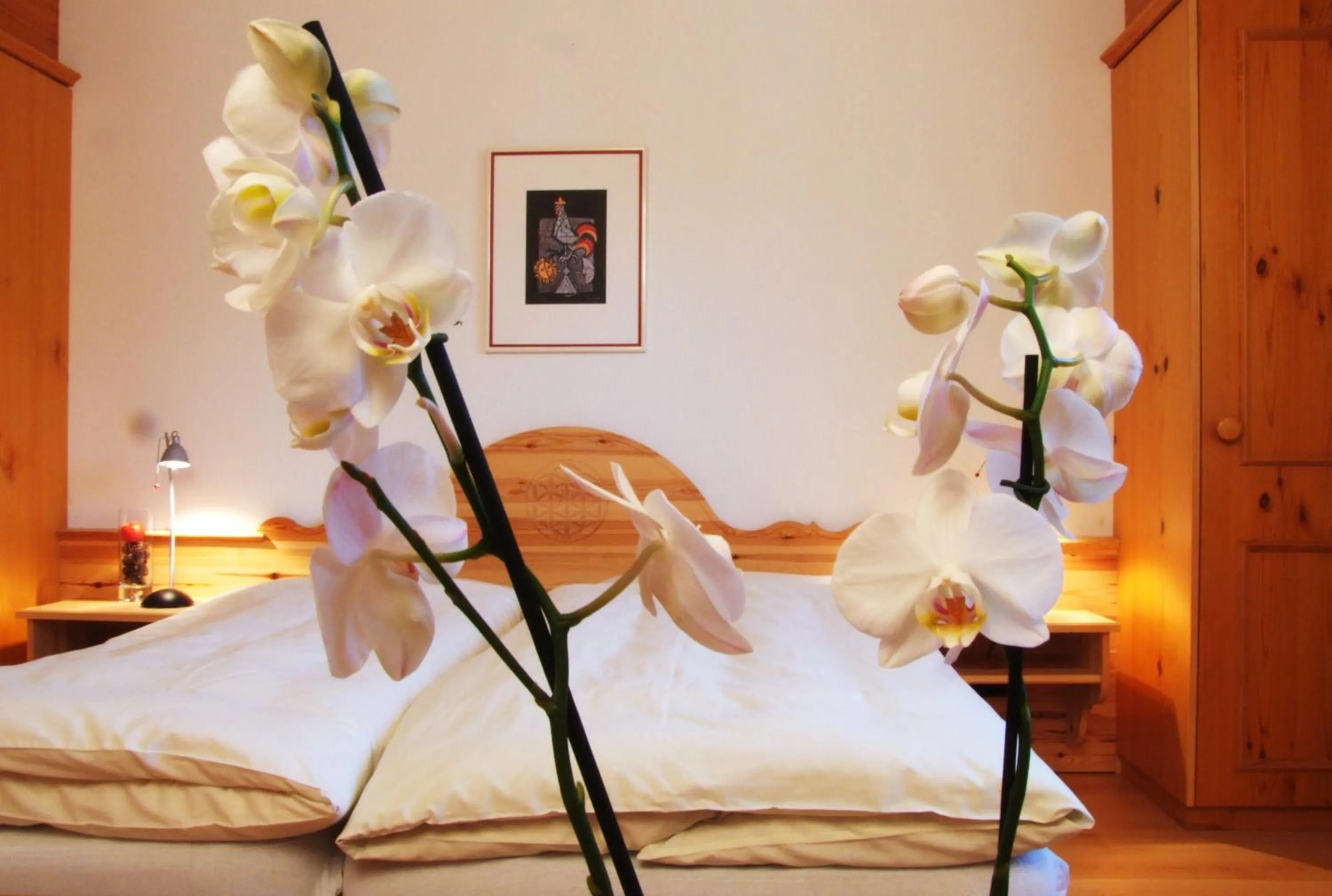 Bed in Hotel Chesa Surlej