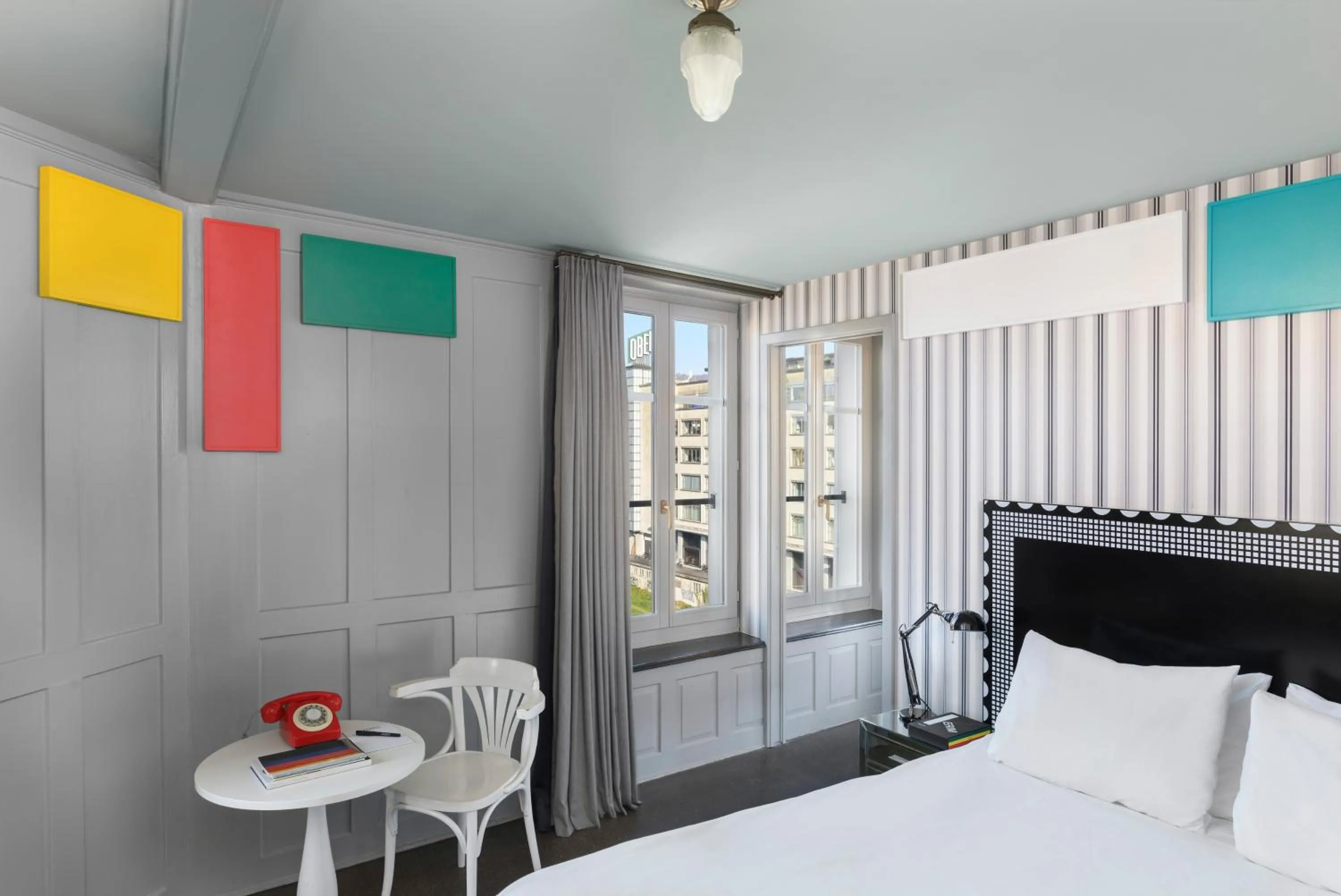 Photo of the whole room, Bed in Boutique & Art Hotel Helvetia