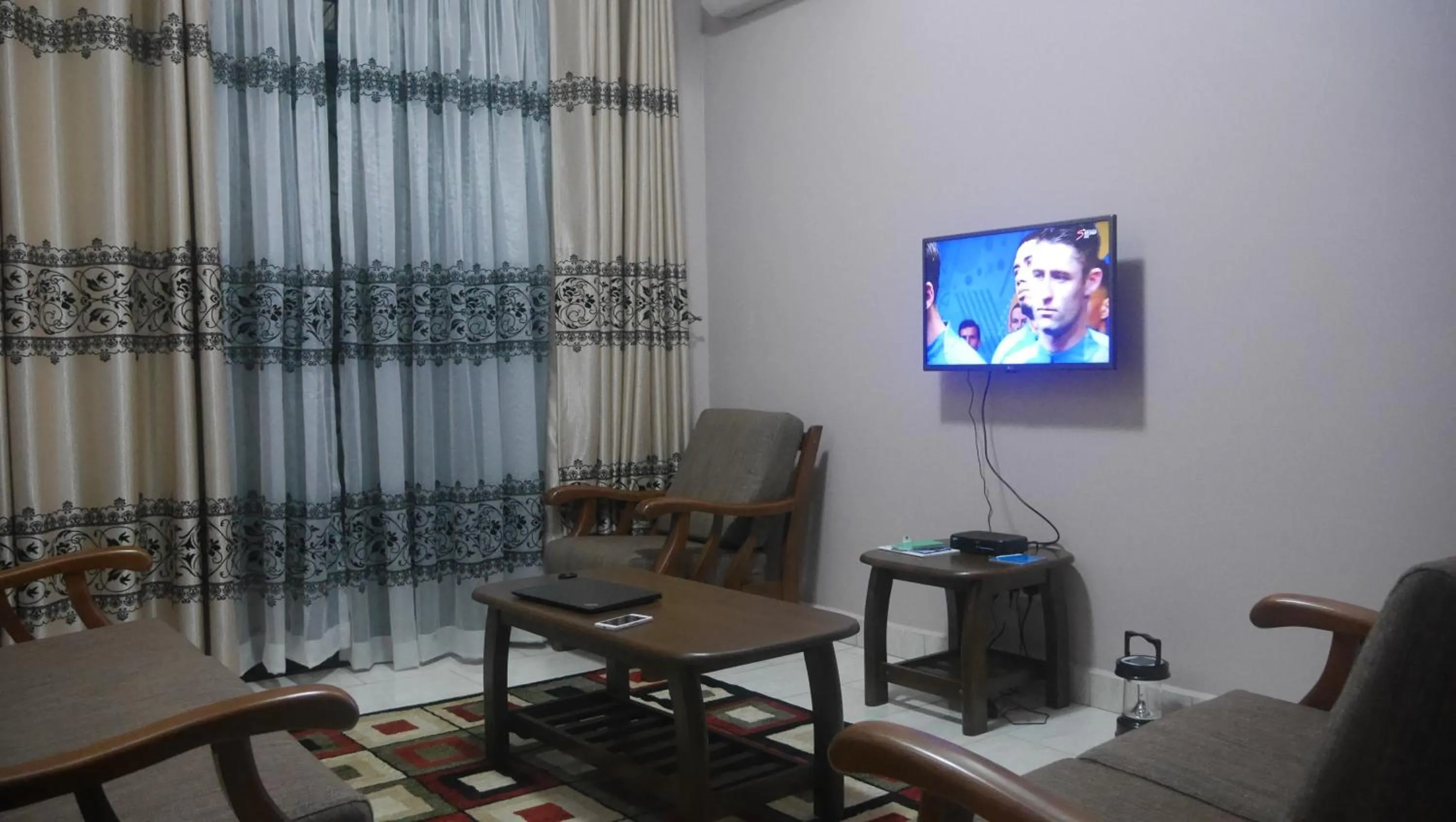 Living room in Ntinda View Apartments