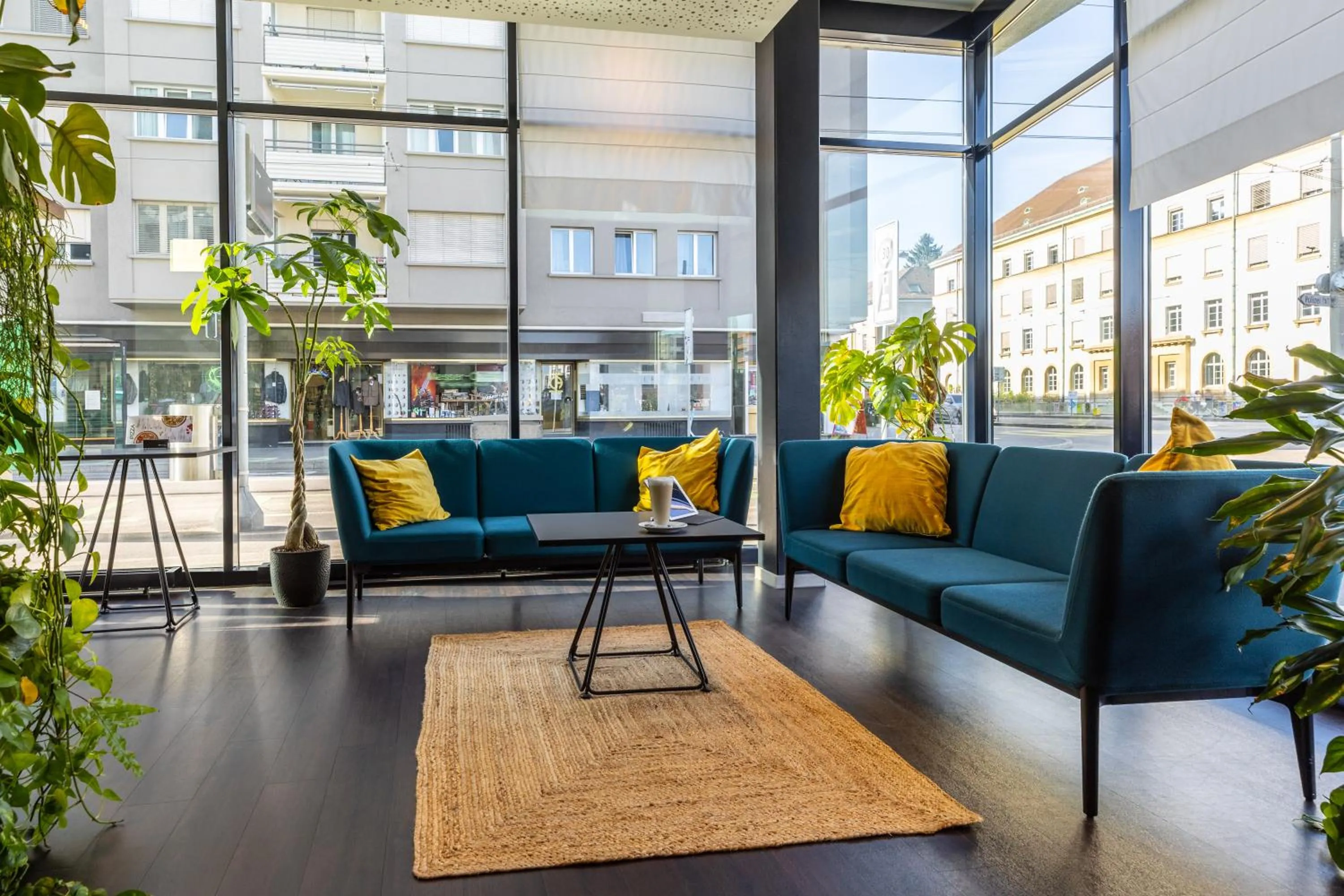 Lobby or reception in ibis Basel Bahnhof