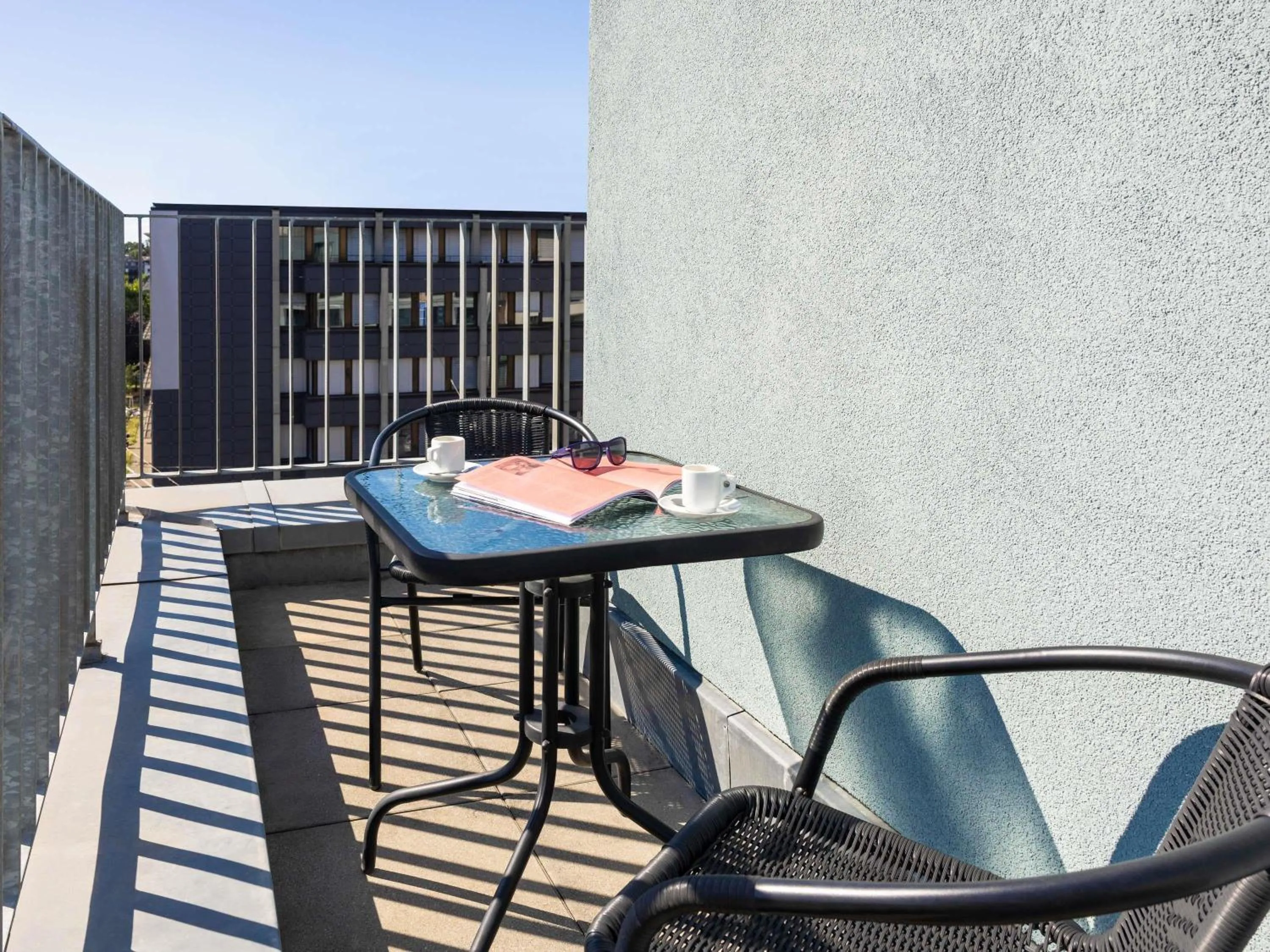 Bedroom in ibis Basel Bahnhof