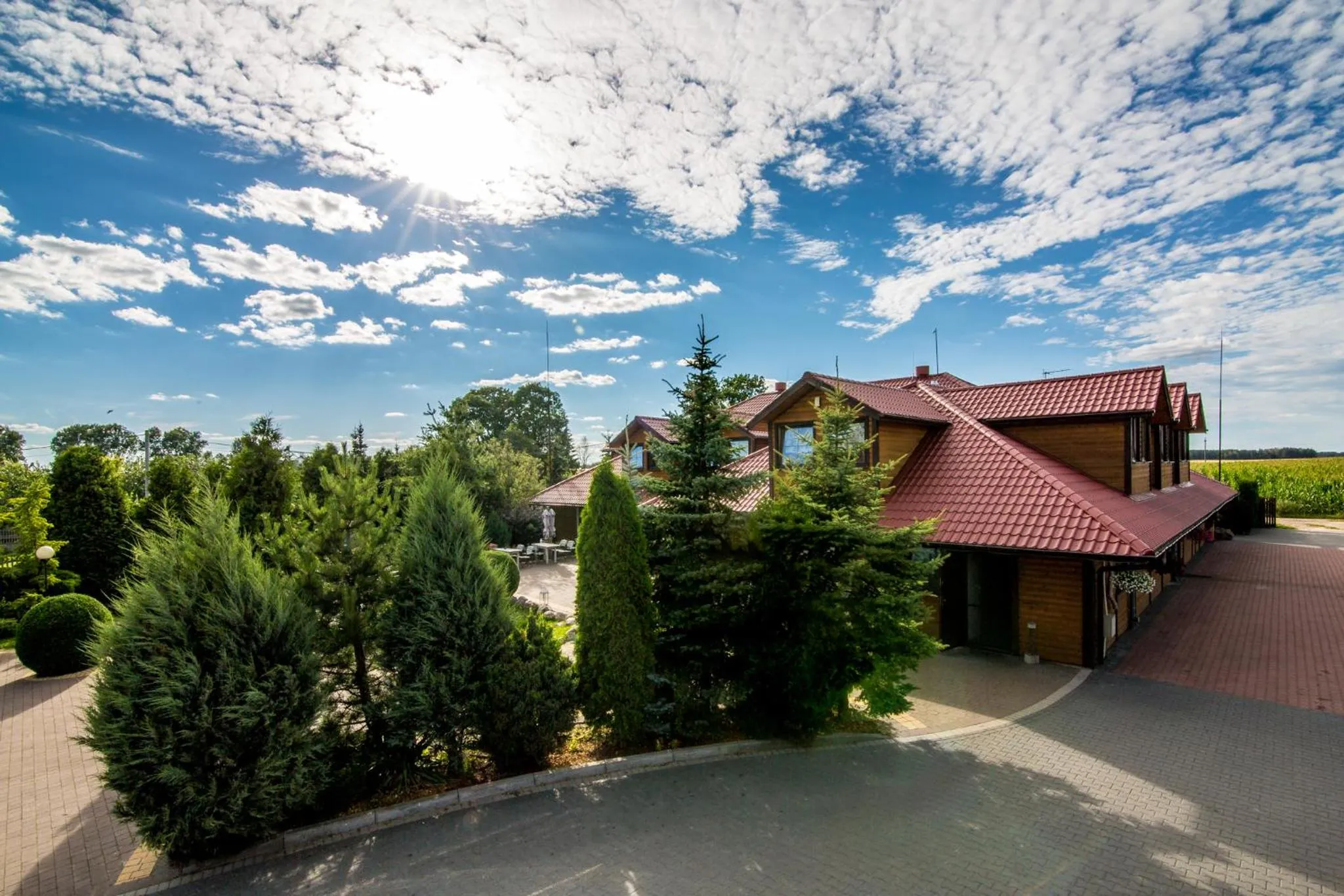 Bird's eye view in Karczma Pod Topolami