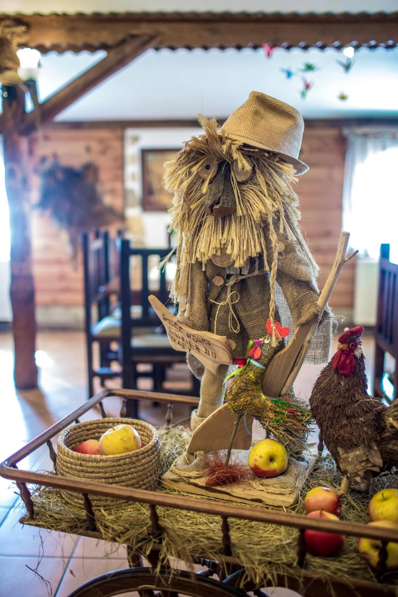 Decorative detail in Karczma Pod Topolami