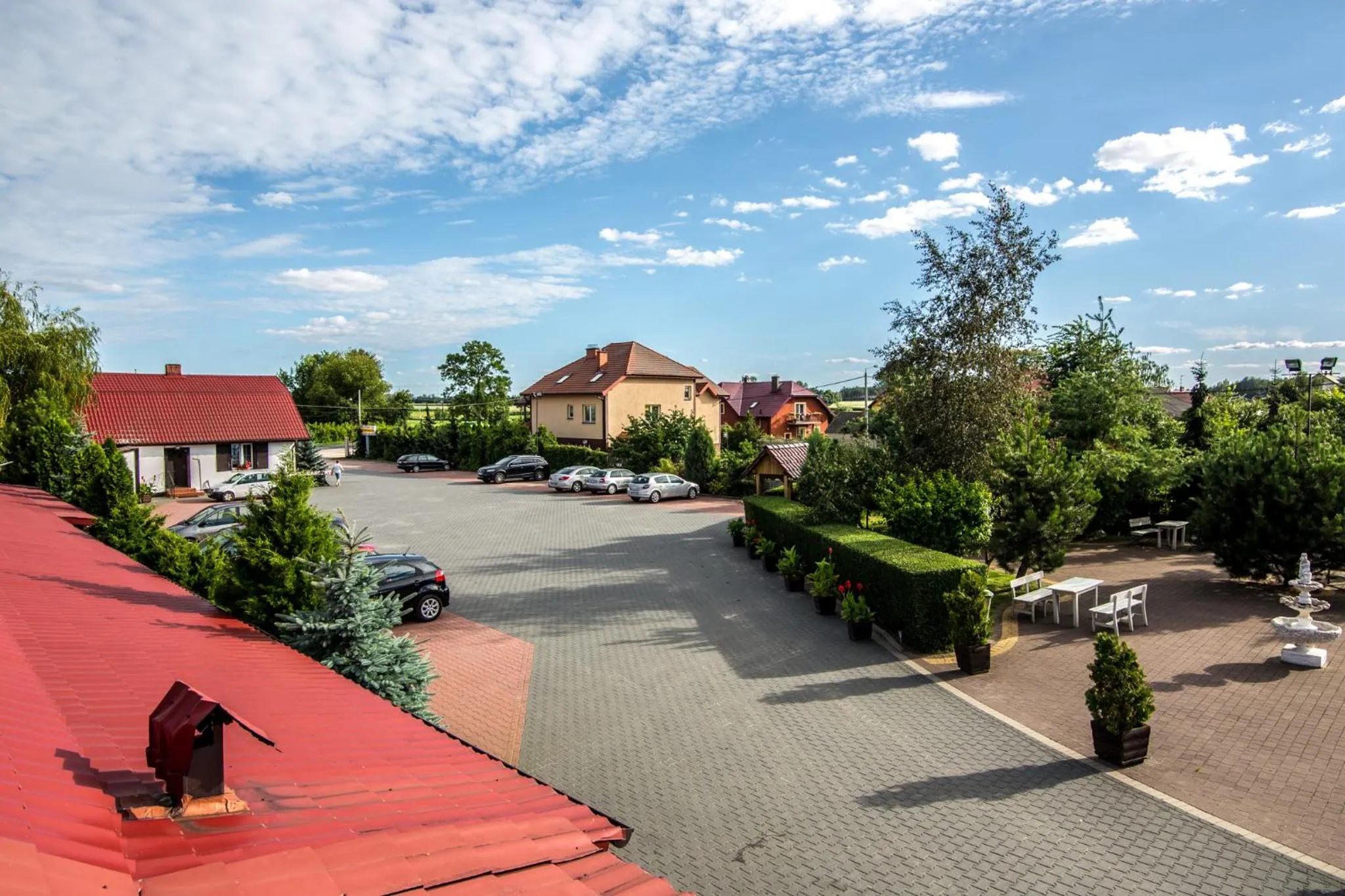 Bird's eye view in Karczma Pod Topolami