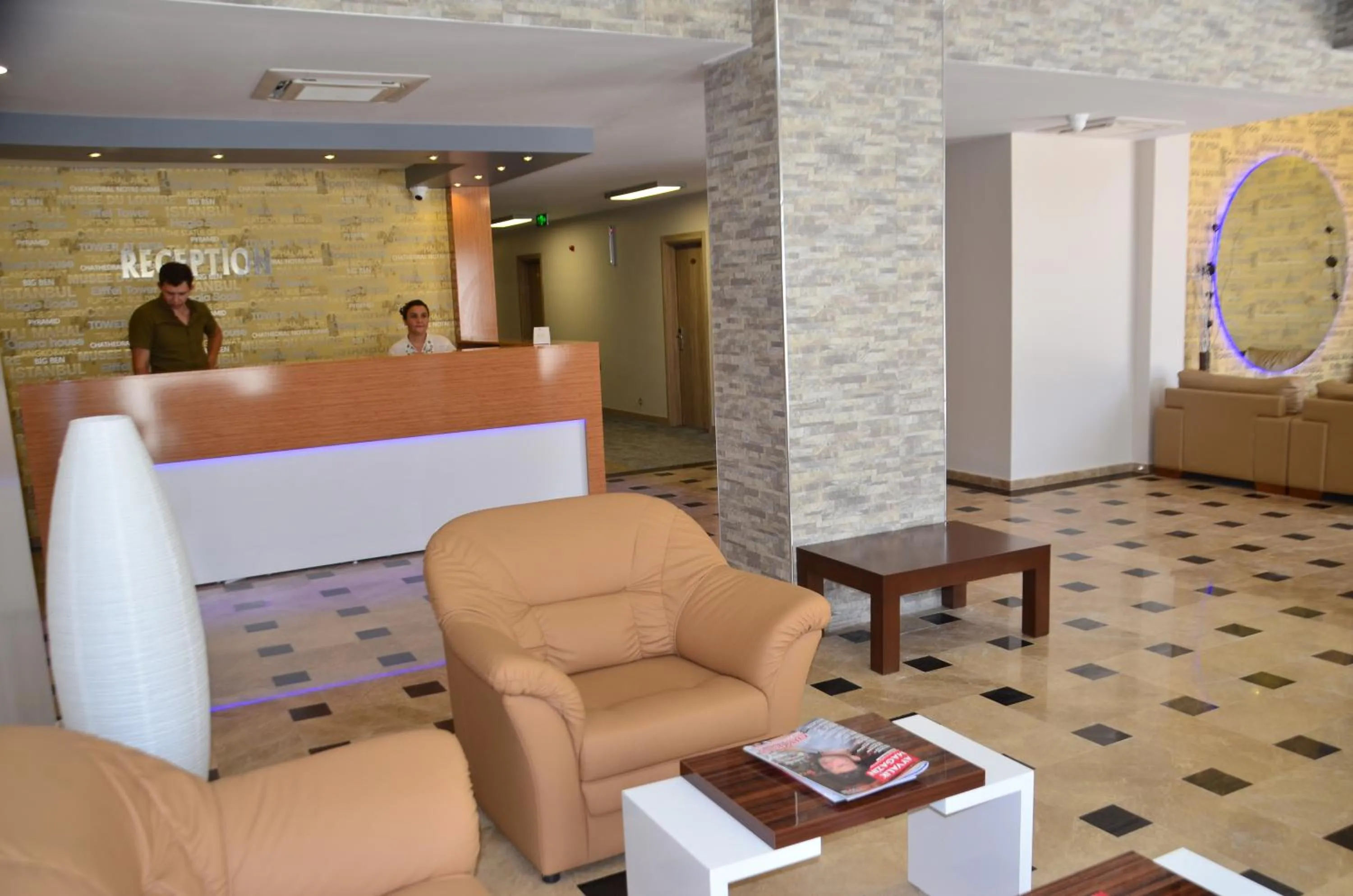 Lobby or reception in Elisa Hotel
