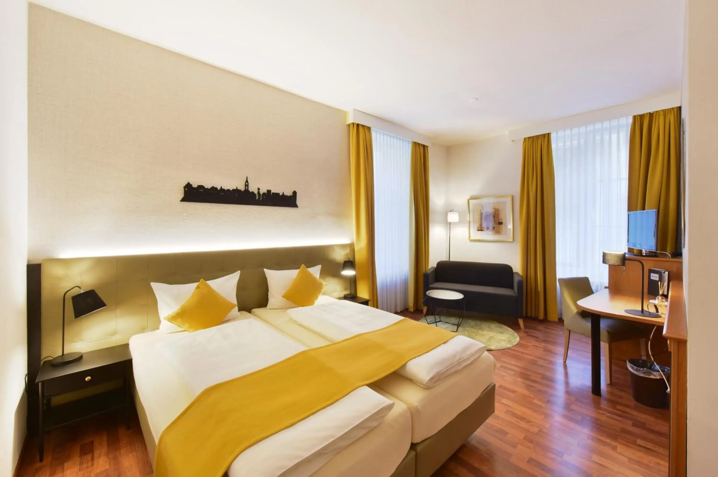 Twin Room in Hotel Engel Twin Room in Hotel Engel