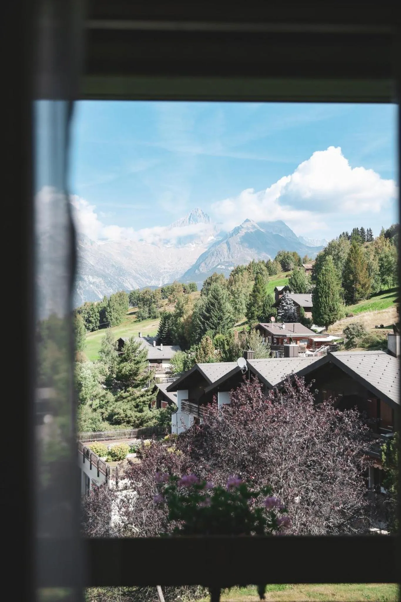 Mountain view in Hotel Restaurant Bürchnerhof