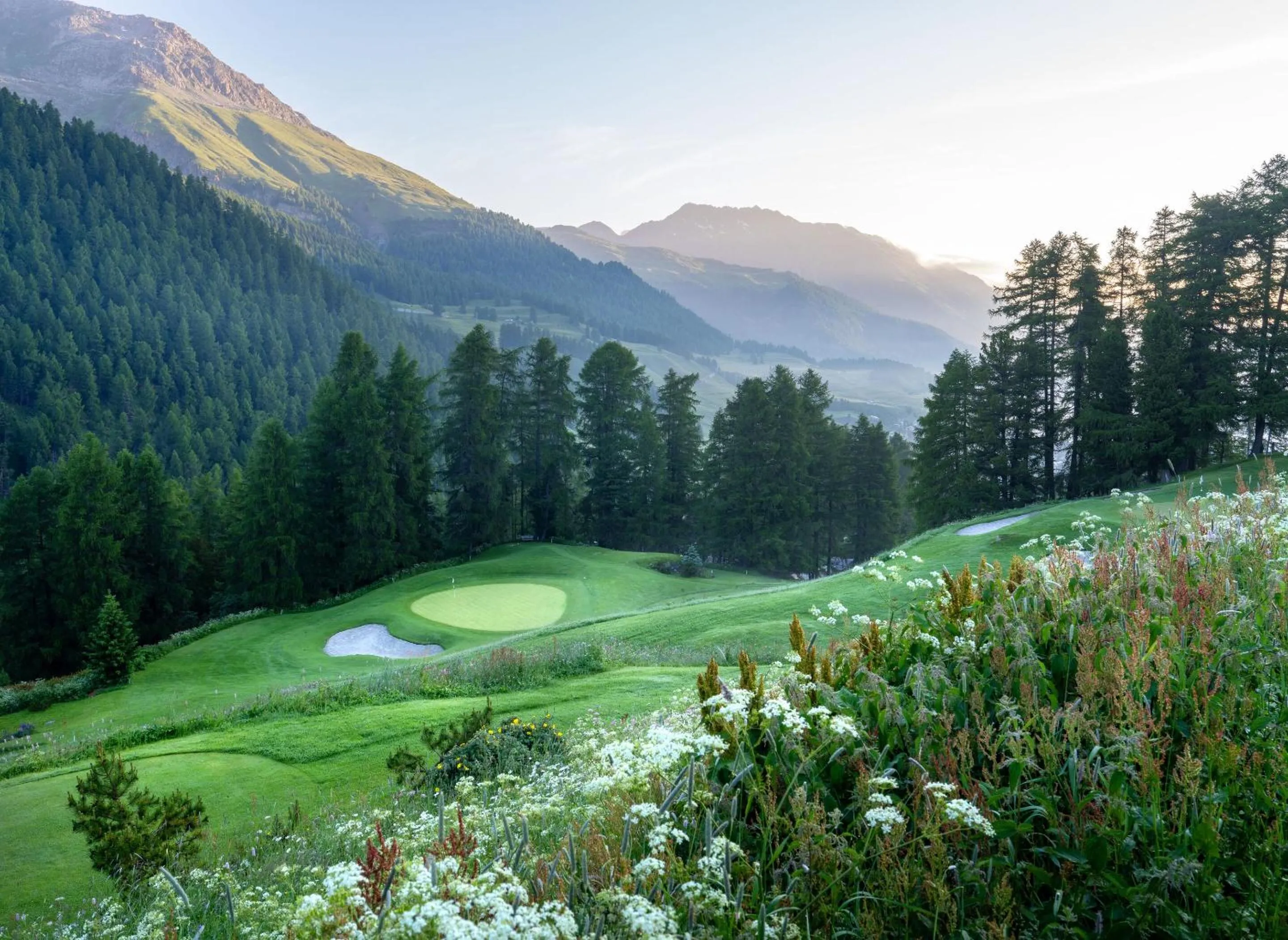 Golfcourse in Kulm Hotel St. Moritz