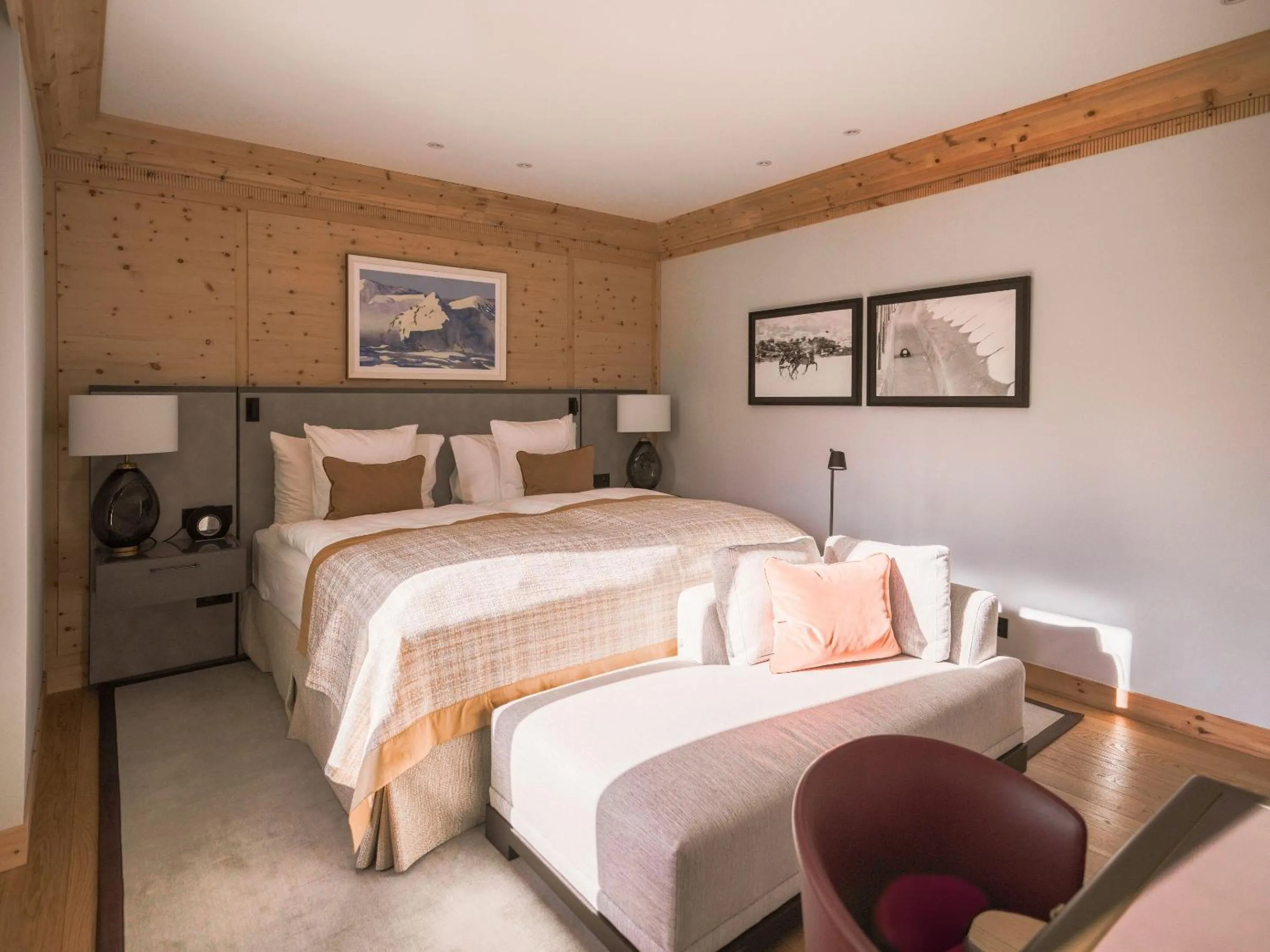 Bedroom, Bed in Kulm Hotel St. Moritz