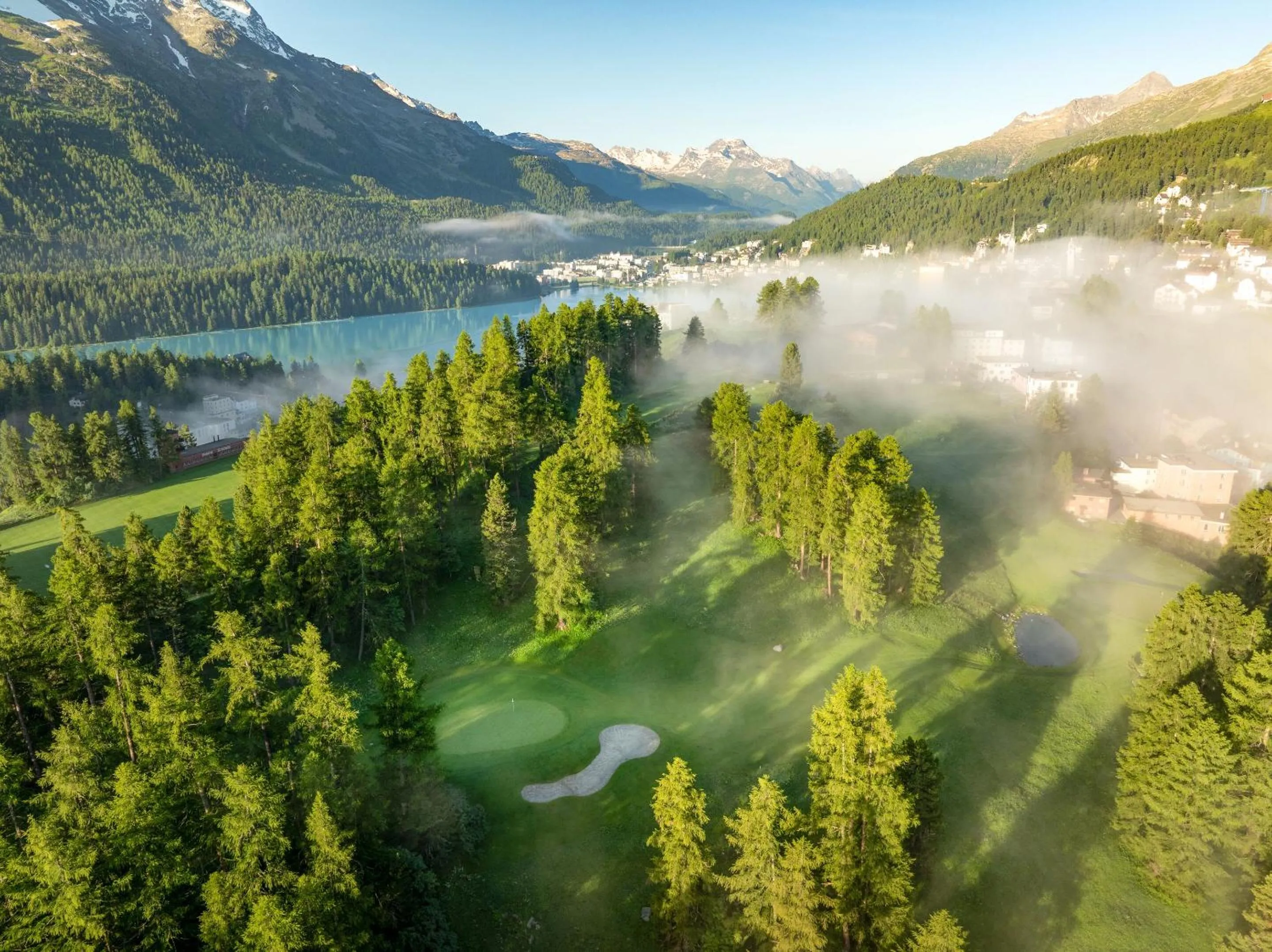 Golfcourse in Kulm Hotel St. Moritz
