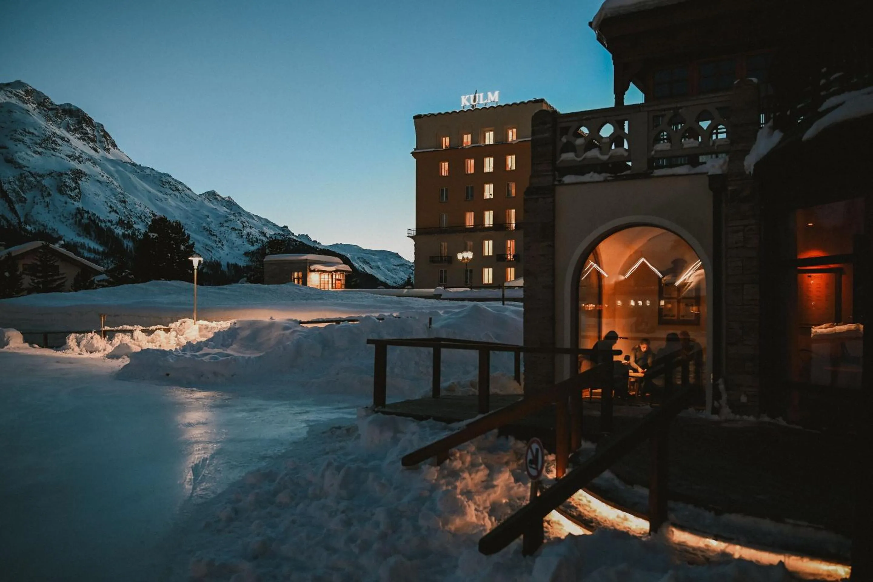 Property building in Kulm Hotel St. Moritz