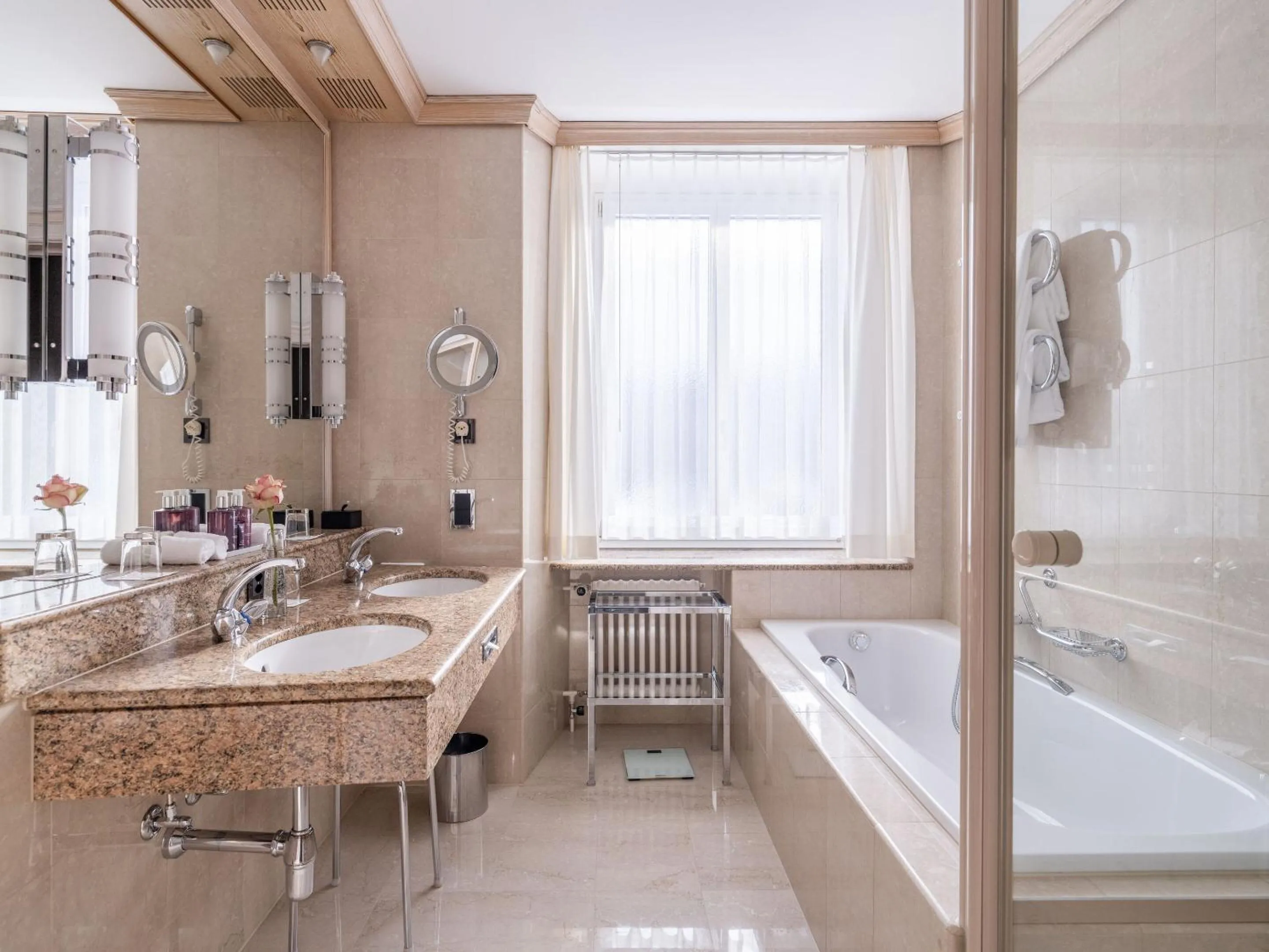 Bathroom in Kulm Hotel St. Moritz