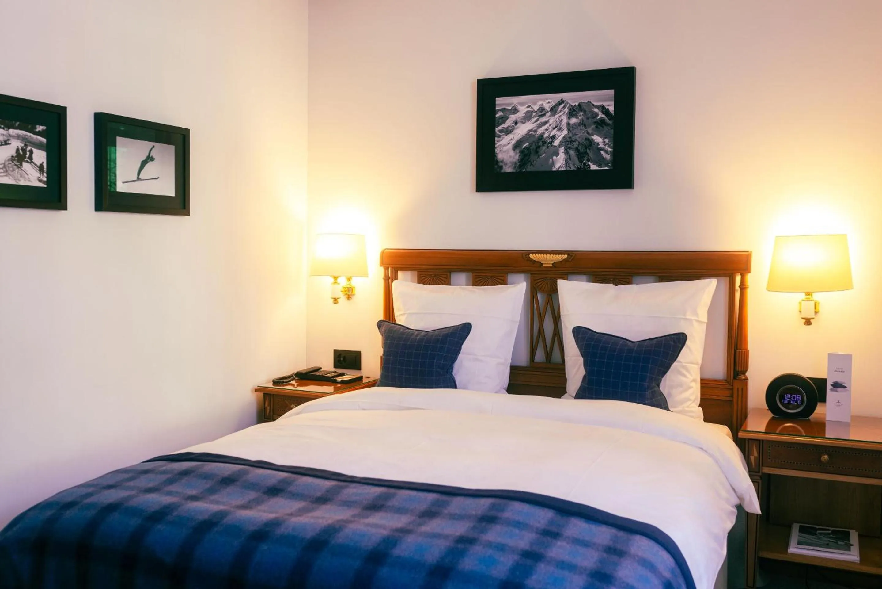 Bedroom, Bed in Kulm Hotel St. Moritz