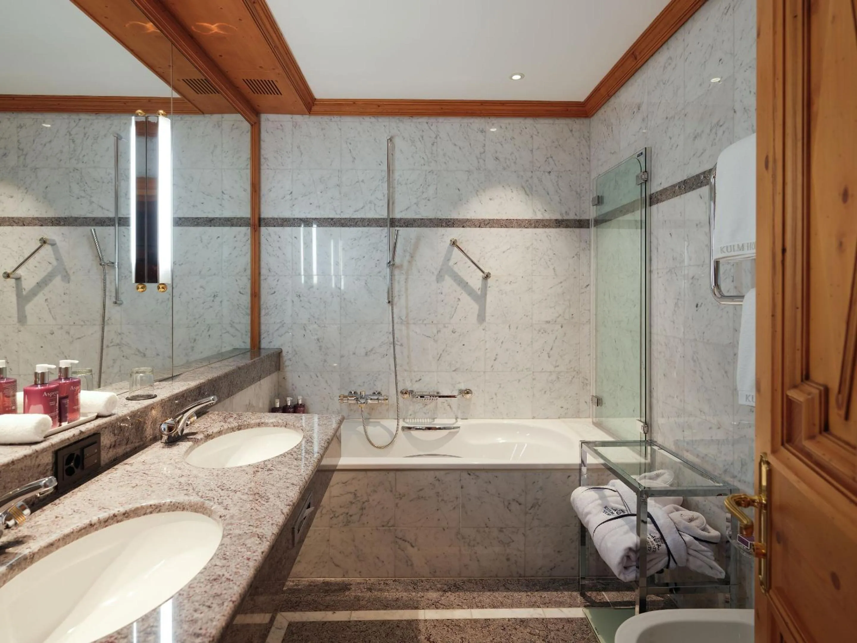 Bathroom in Kulm Hotel St. Moritz